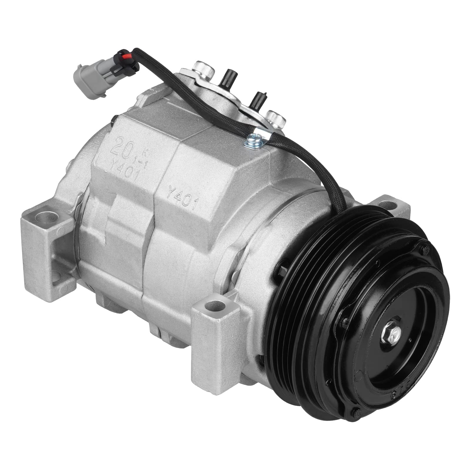 New AC Air Condition Compressor with Clutch for 2006-2014 Chevrolet Express 1500 2500 3500, for 2010-2013 Suburban 1500 2500 Cad