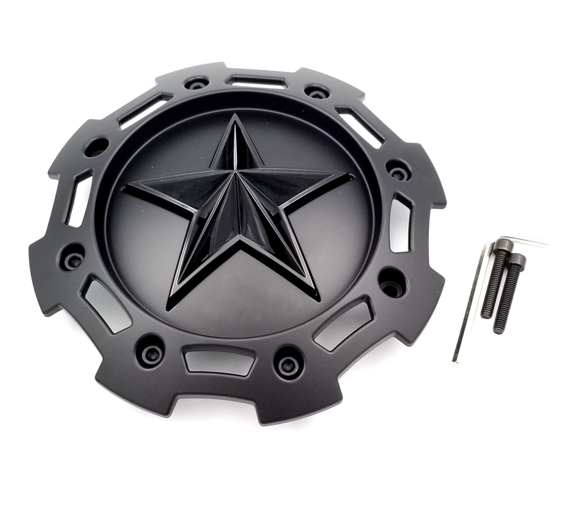 Kmc Xd Series Rockstar 2 Sc-205 S1403-09 Black On Black 5 And 6 Lug Center Cap
