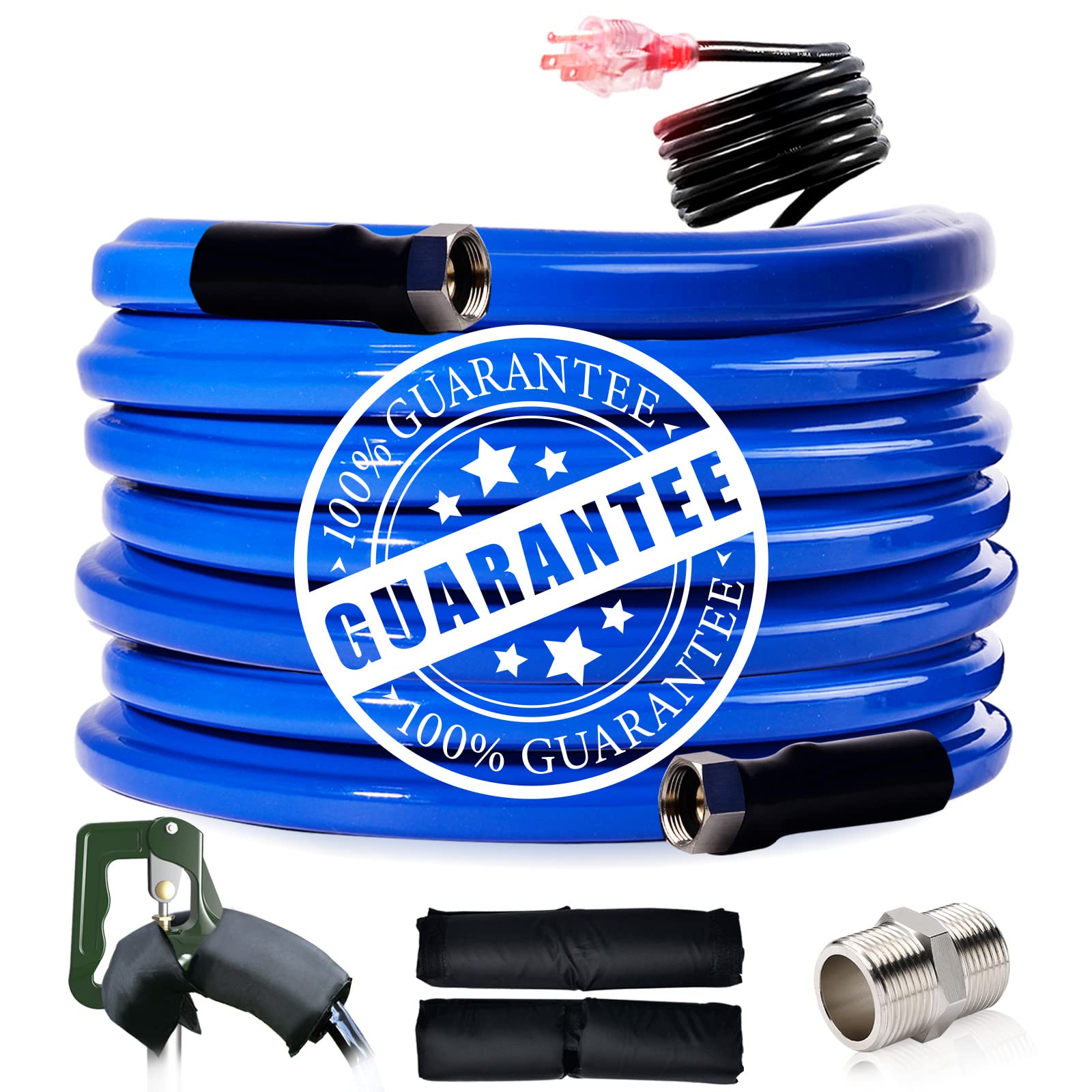 Rehoseup 15Ft,30Ft, Heated Water Hose For Rv,-45 ? Antifreeze Heated Drinking Garden Water Hose,Electrically Heated Garden Hoses, Rv Accessories,Rv,Rv Water Hose