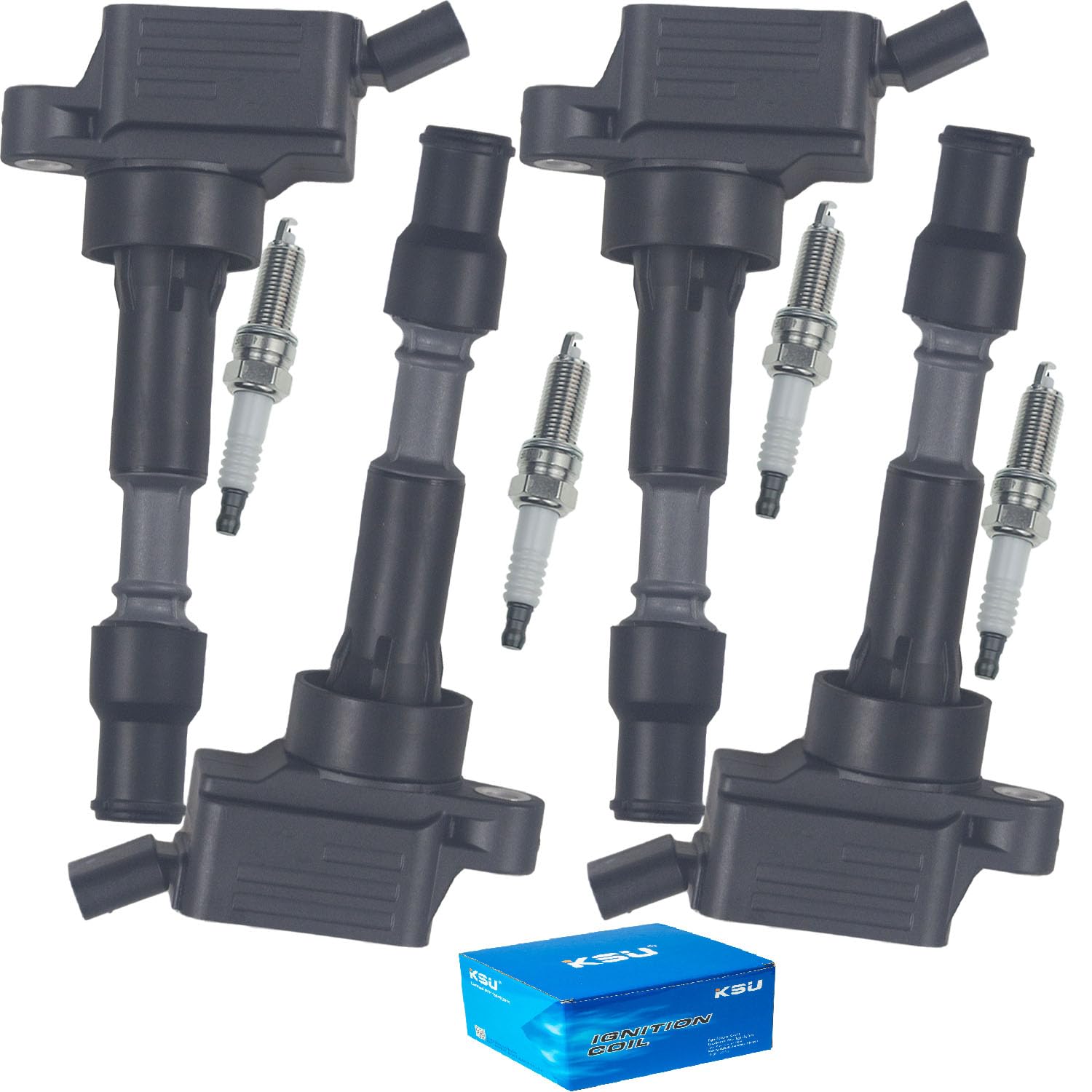 Ksu Uf816 Ignition Coil Spark Plug For Kia Forte 2.0L L4 2016 2017 2018 2019 2020 Kia Forte5 2020 2021 2022 2023 273002E601