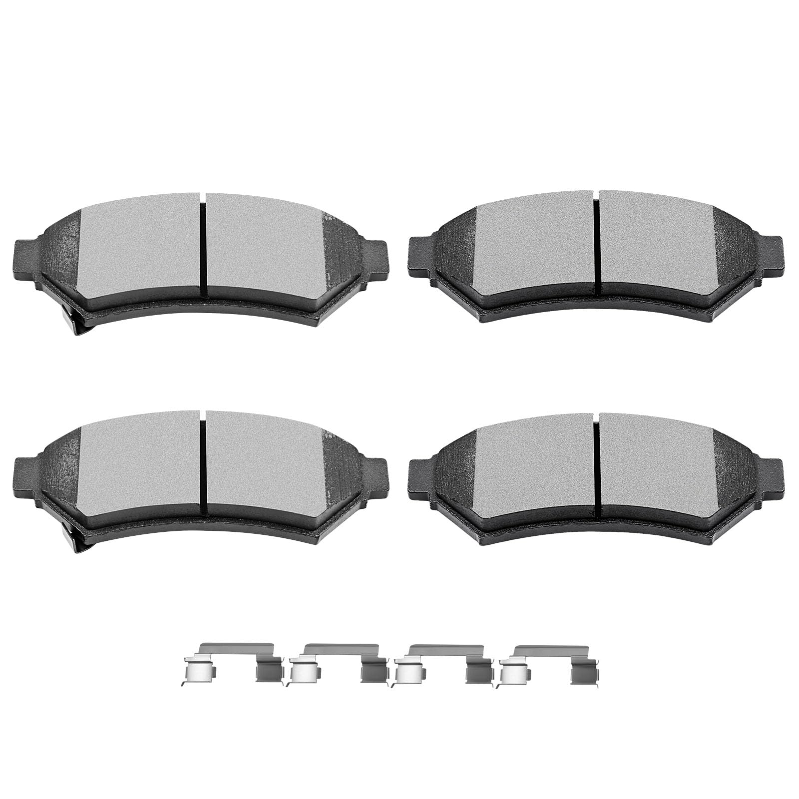 Scitoo D1075 Ceramic Brake Pads Sets Front Fit For Buick 2005-2009,For Chevrolet 2005-2009,For Pontiac 2005-2008,For Saturn 2005