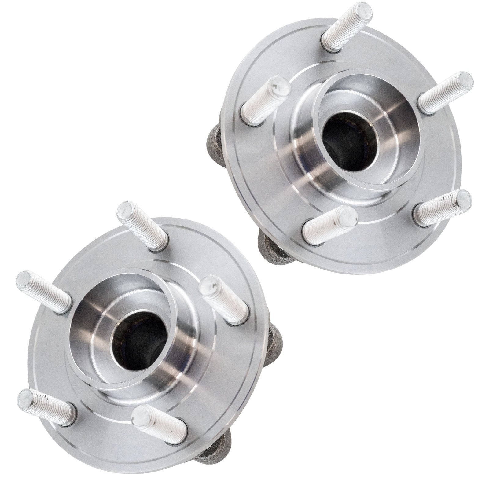 Trq Rear Wheel Hub Bearings Assembly Set Compatible With 2014-2020 Ford Fusion 2019-2020 Police Responder Hybrid Ssv Plug-In Hyb