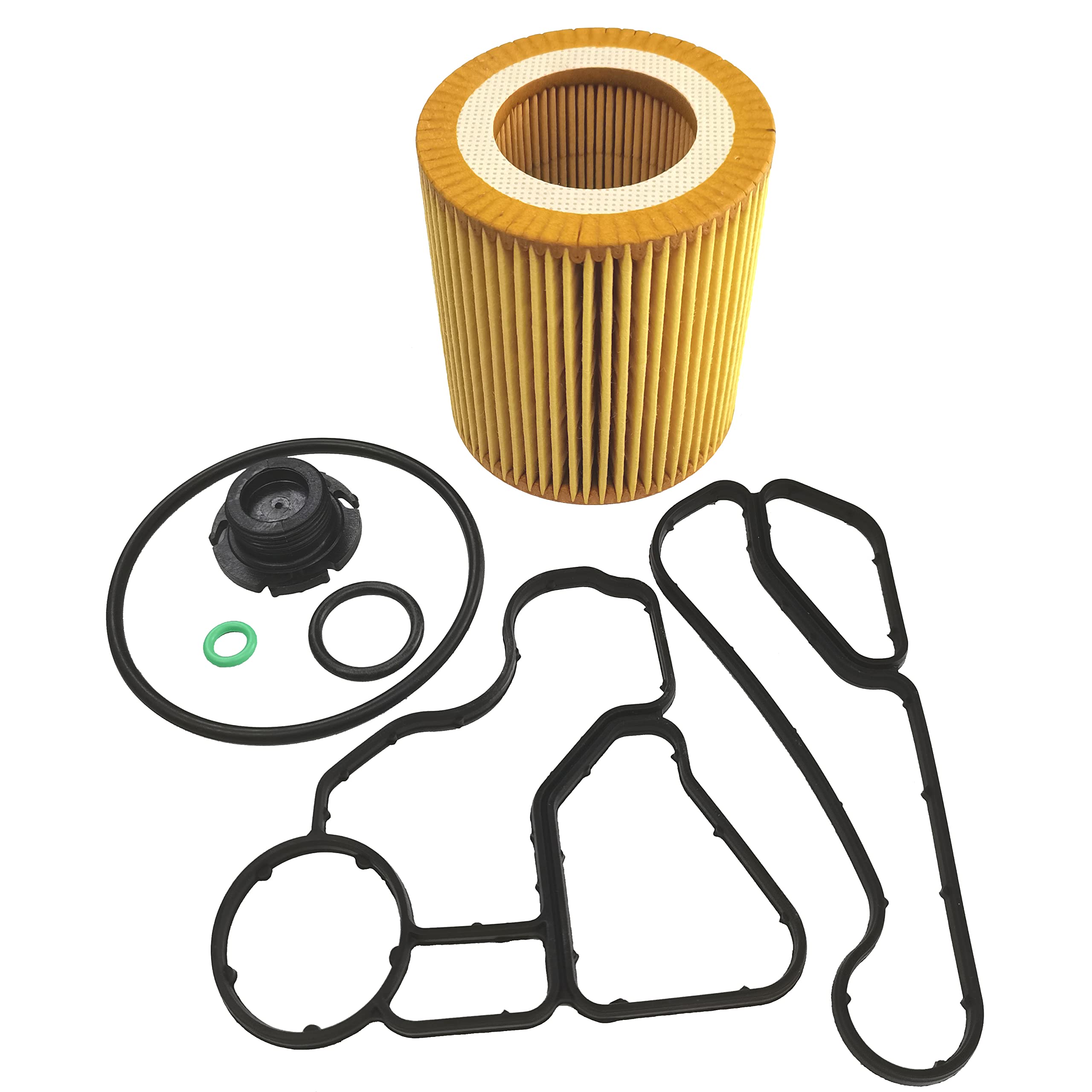GaeaAuto Engine Oil Filter Adapter Housing Gasket Cooler Seal Kit fit for BMW 128i 135i 323i 325xi 328i xDrive 328xi 330i 330xi