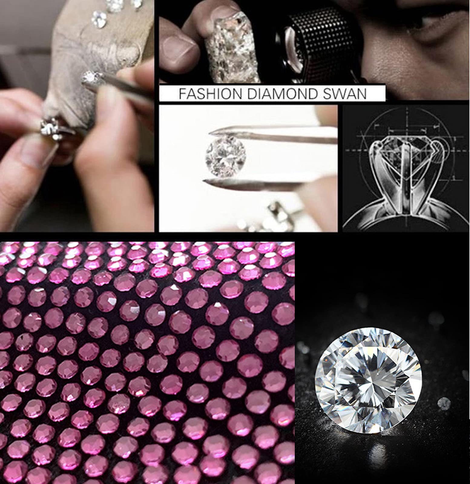 Funojoy Car Armrest Cover Pink Car Accessories For Women Rhinestone Diamond Bling Car Accessories Interior Car Decor Birthday, F