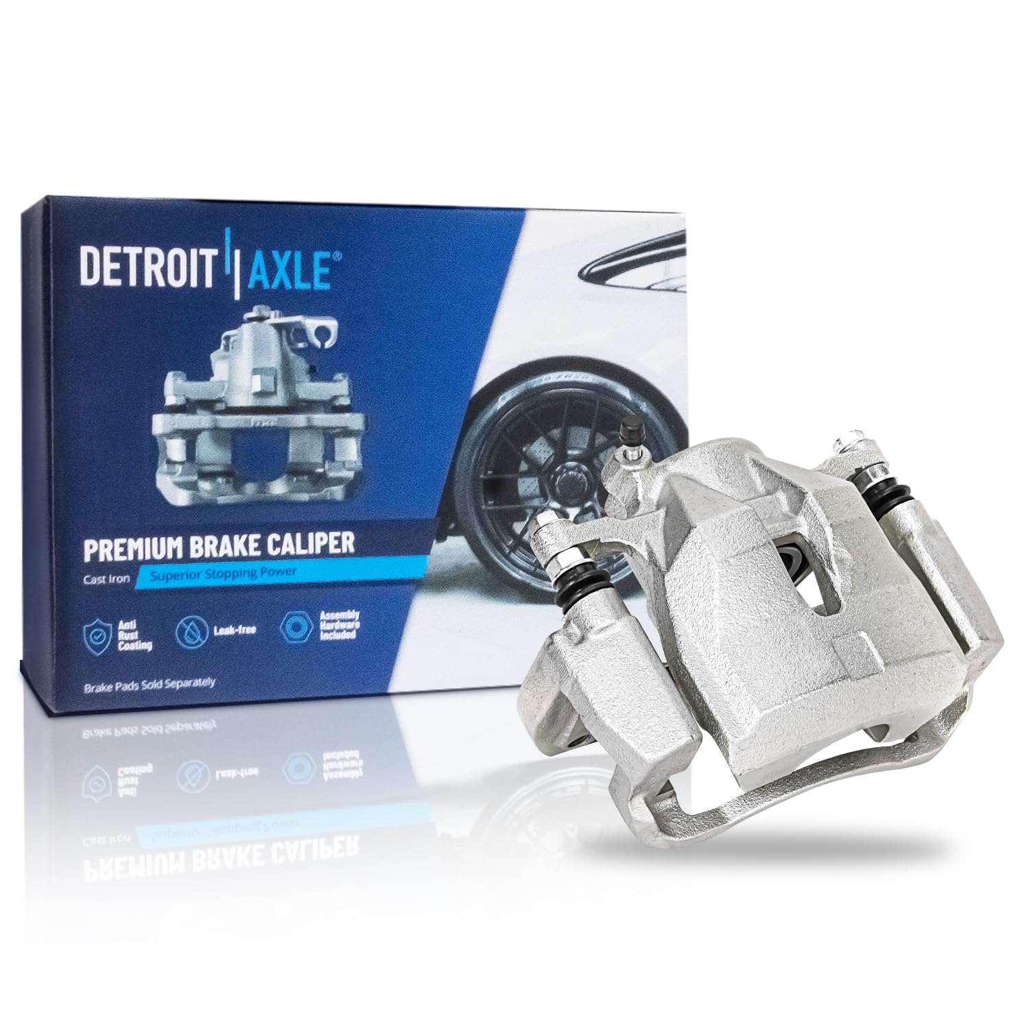 Detroit Axle - Front Right Brake Caliper for Pontiac Vibe Scion tC Toyota Mirai Corolla iM RAV4 Matrix, Passenger Side Disc Brak