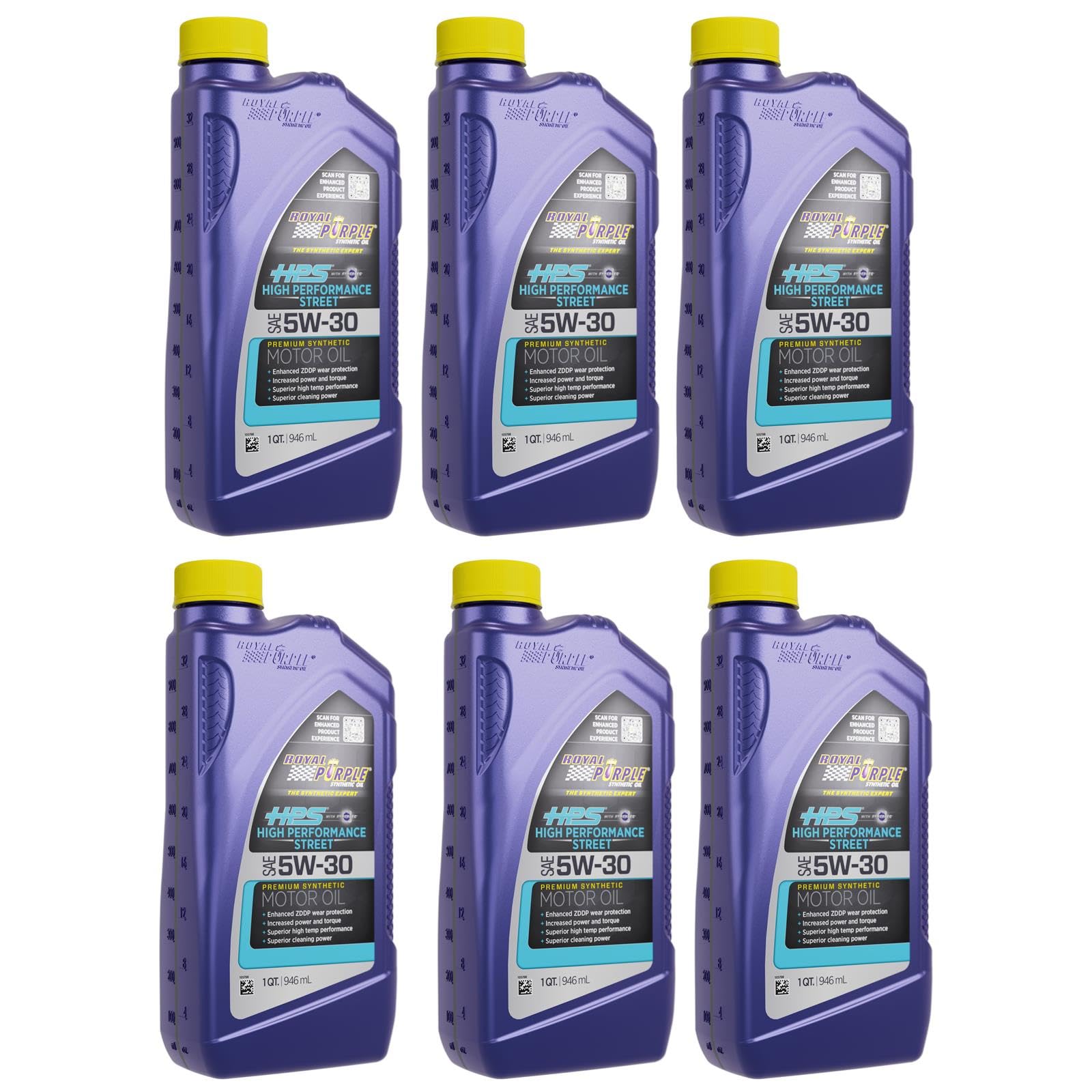 Royal Purple HPS 5W30 High Performance Engine Oil, 6 Quart Case