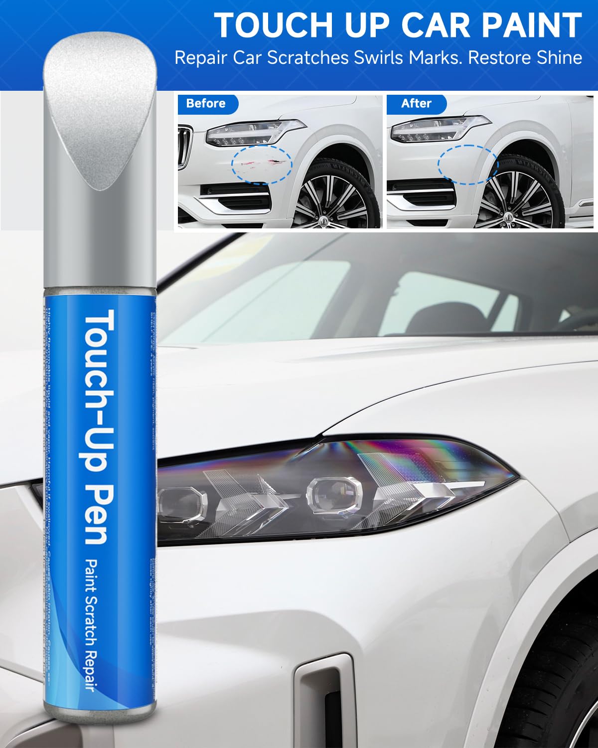 RSACET Touch Up Paint for Nissan - NAH Cayenne Red Pearl, 0.41 Fl Oz, Compatible with Altima/Cube, Scratch Repair Solution