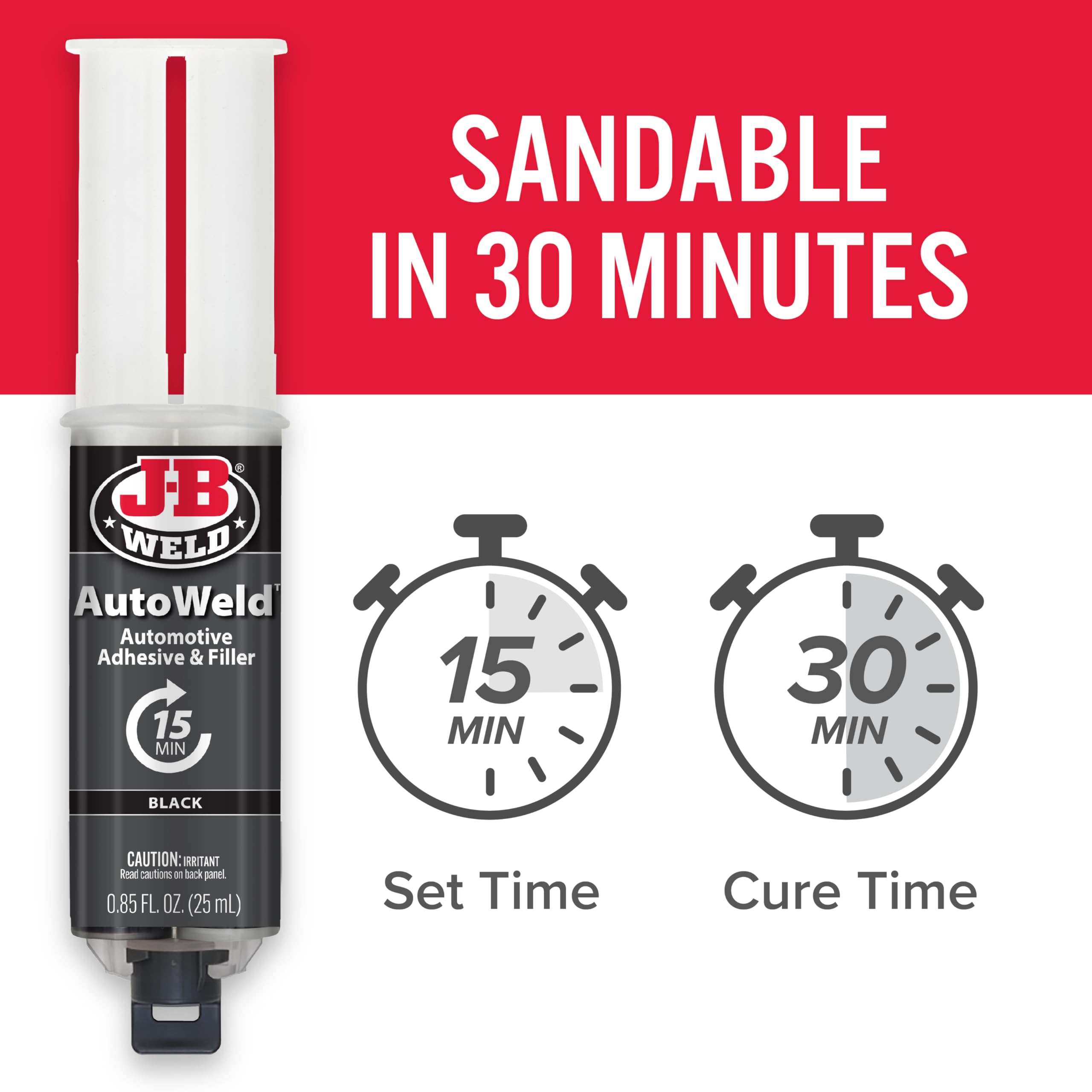 J-B Weld Autoweld, 25Ml, Black