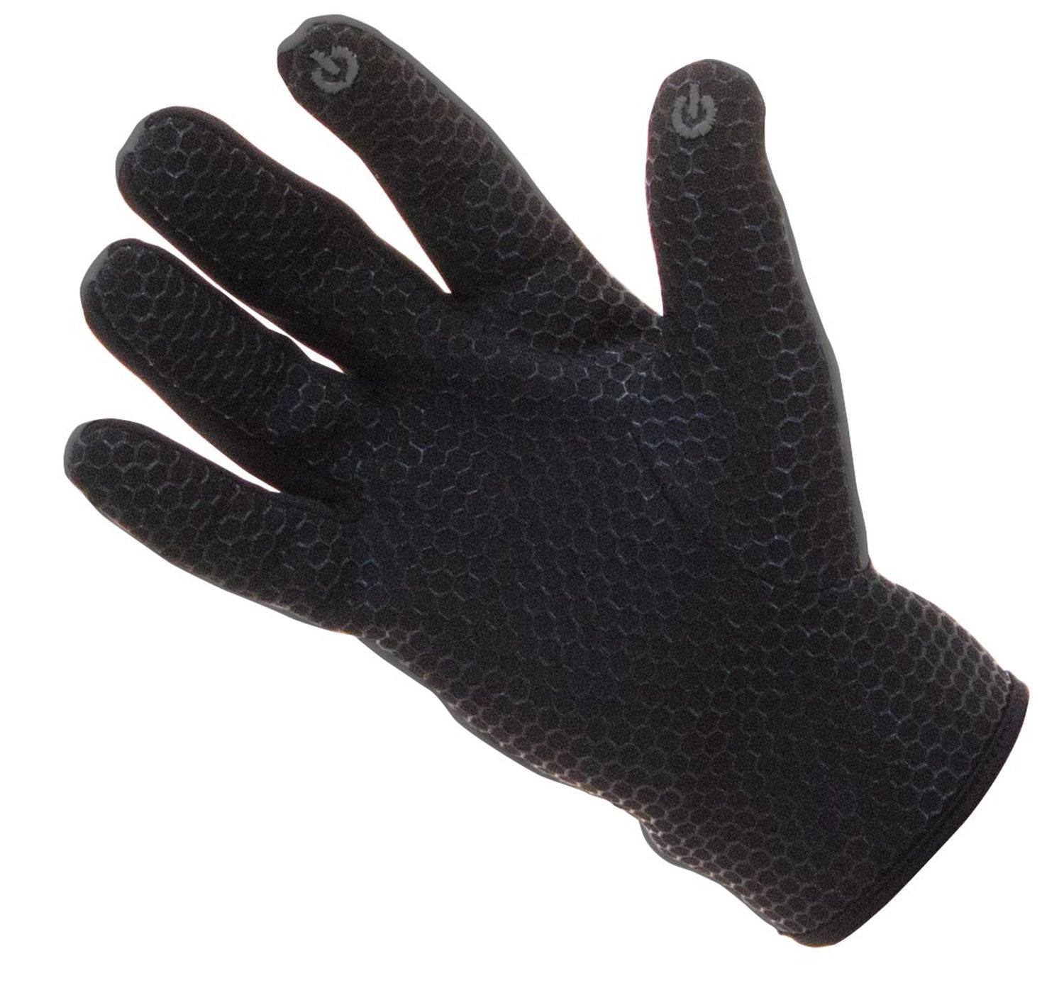 Frogg Toggs Frogg Fingers Fleece Gloves, With Fingers, Large , Gray/Black
