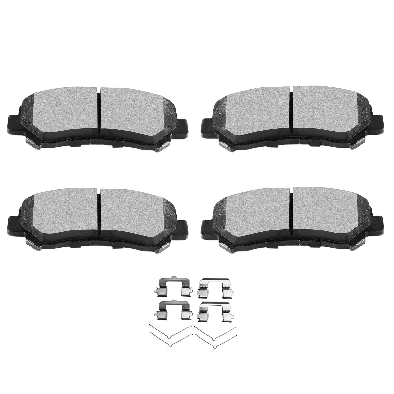 SCITOO Disc Brake Pads Kits D1374-8449 Semi Metallic Front Brake Pads Set Fit For Nissan For Juke 2014-2017,For Nissan For Maxim