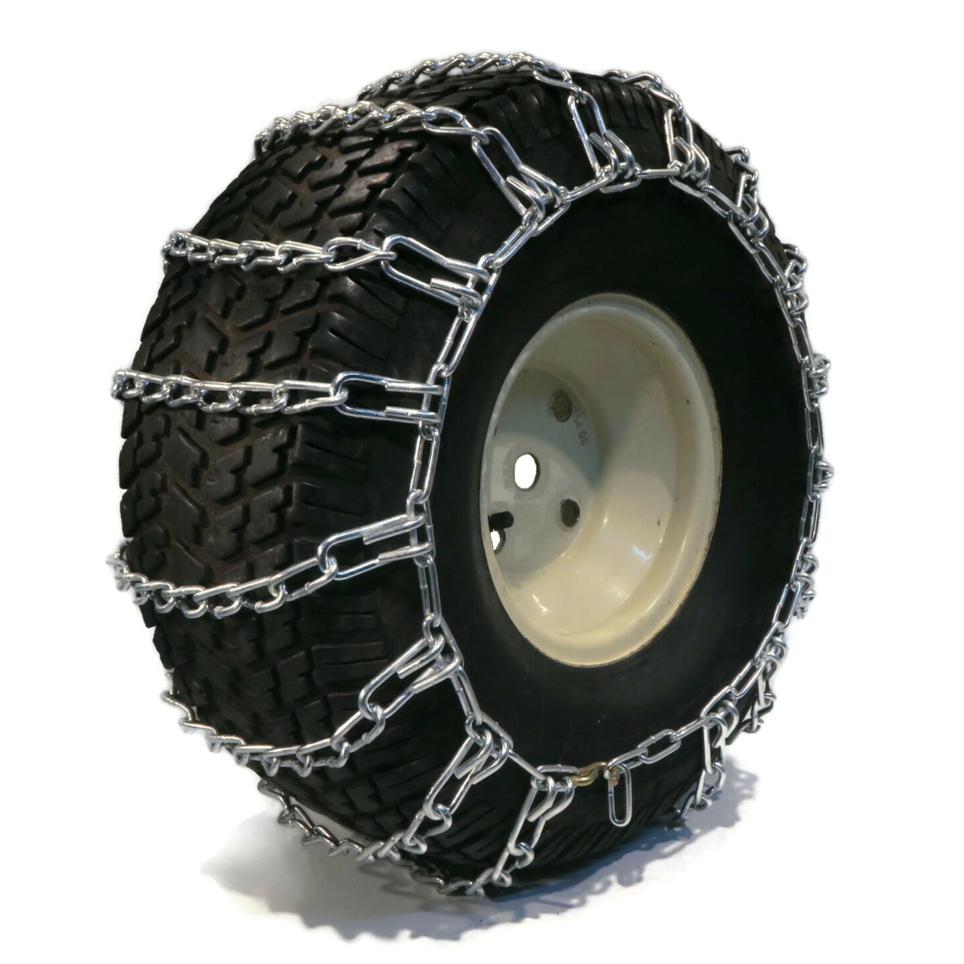 The Rop Shop | Pair Of 2 Link Tire Chains 15X6X6 For Snow Blowers, Lawn & Garden Tractors, Mowers & Riders, Utv, Atv, 4-Wheelers, Utility Vehicles