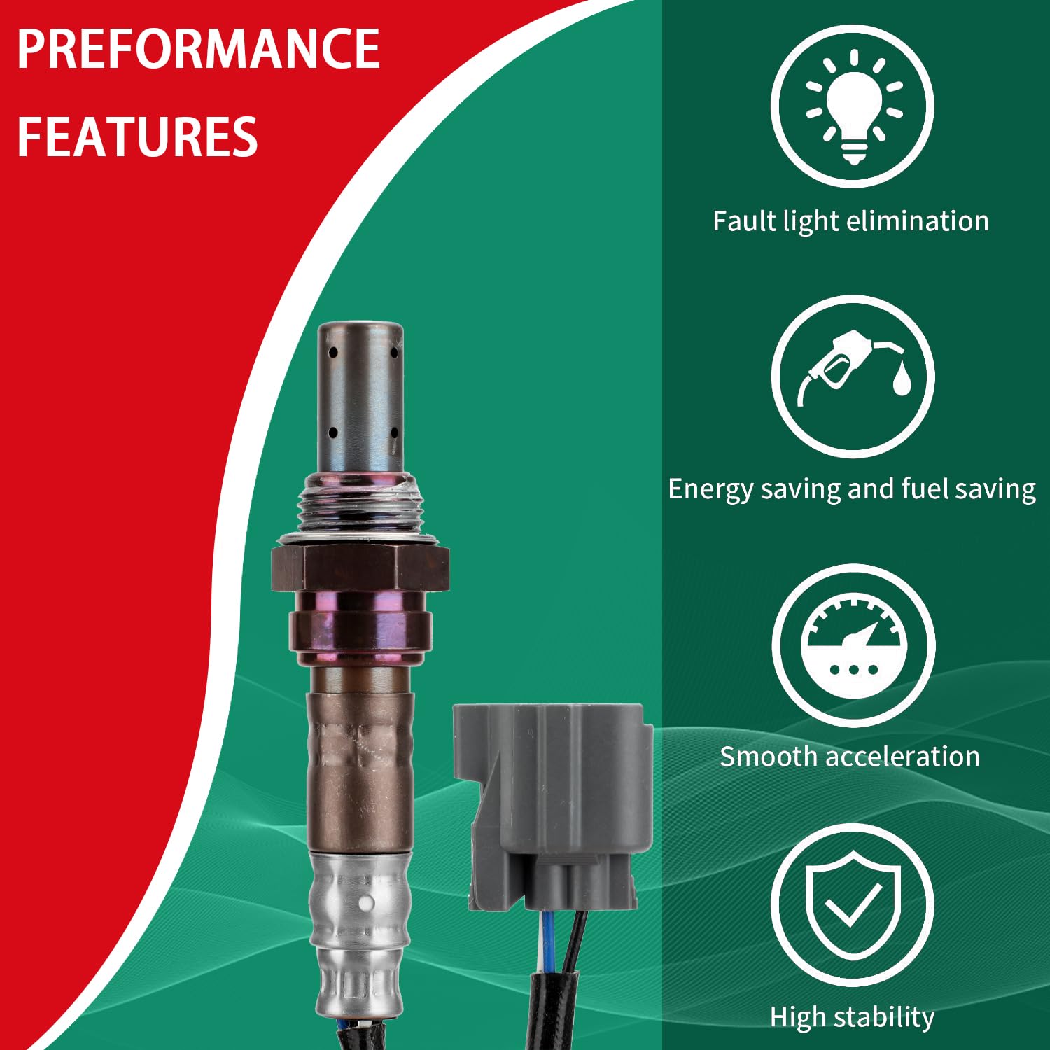 Necatuo 234-9015 Upstream O2 Oxygen Sensor Heated Air Fuel Ratio Compatible With 2003 2004 Forester Impreza Outback 2003-2006 Ba