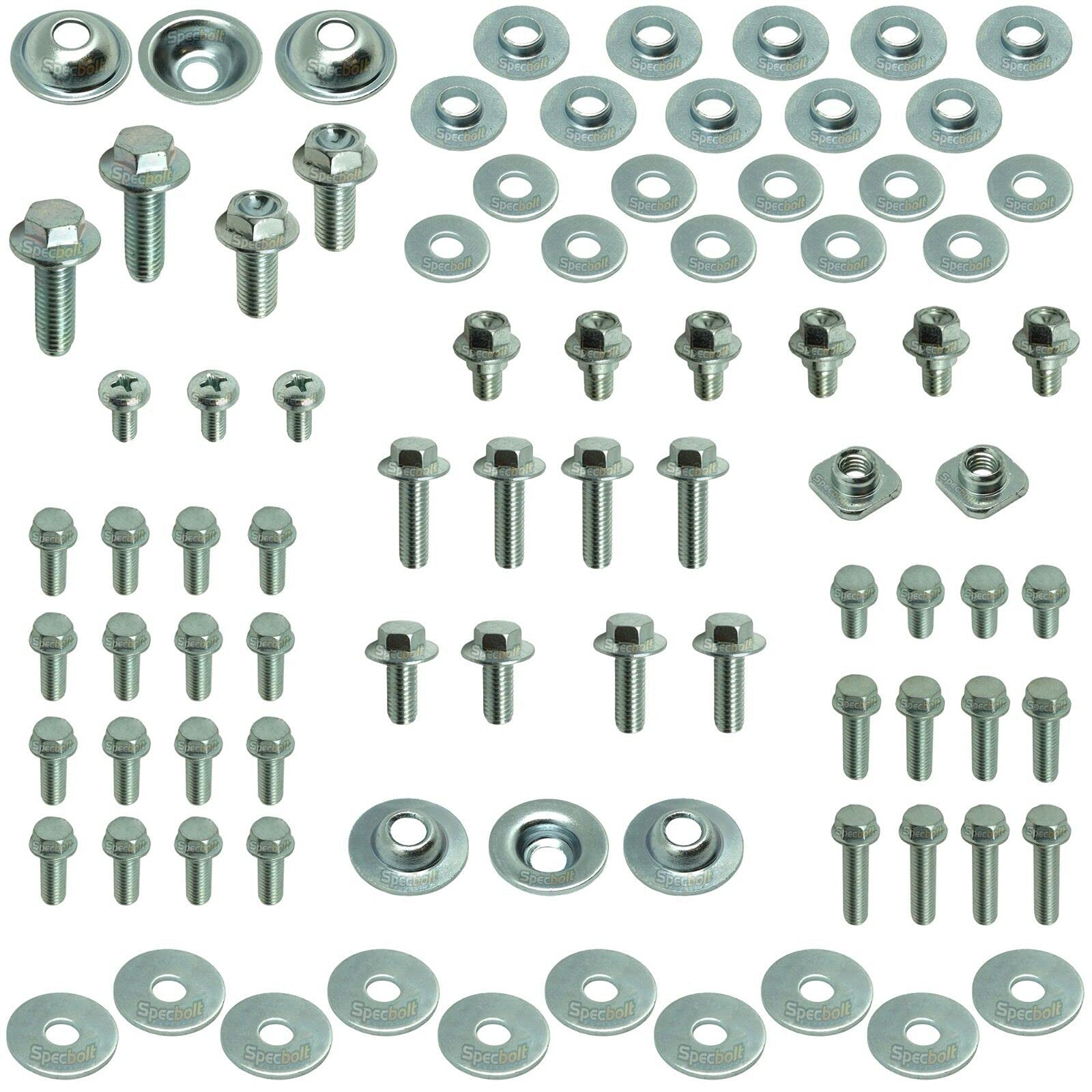 87 pc Specbolt Suzuki RM RMZ Body Bolt KIT for Plastics fenders seat Fork Guards Radiator shrouds fits RM60 RM65 RM80 RM85 RM100