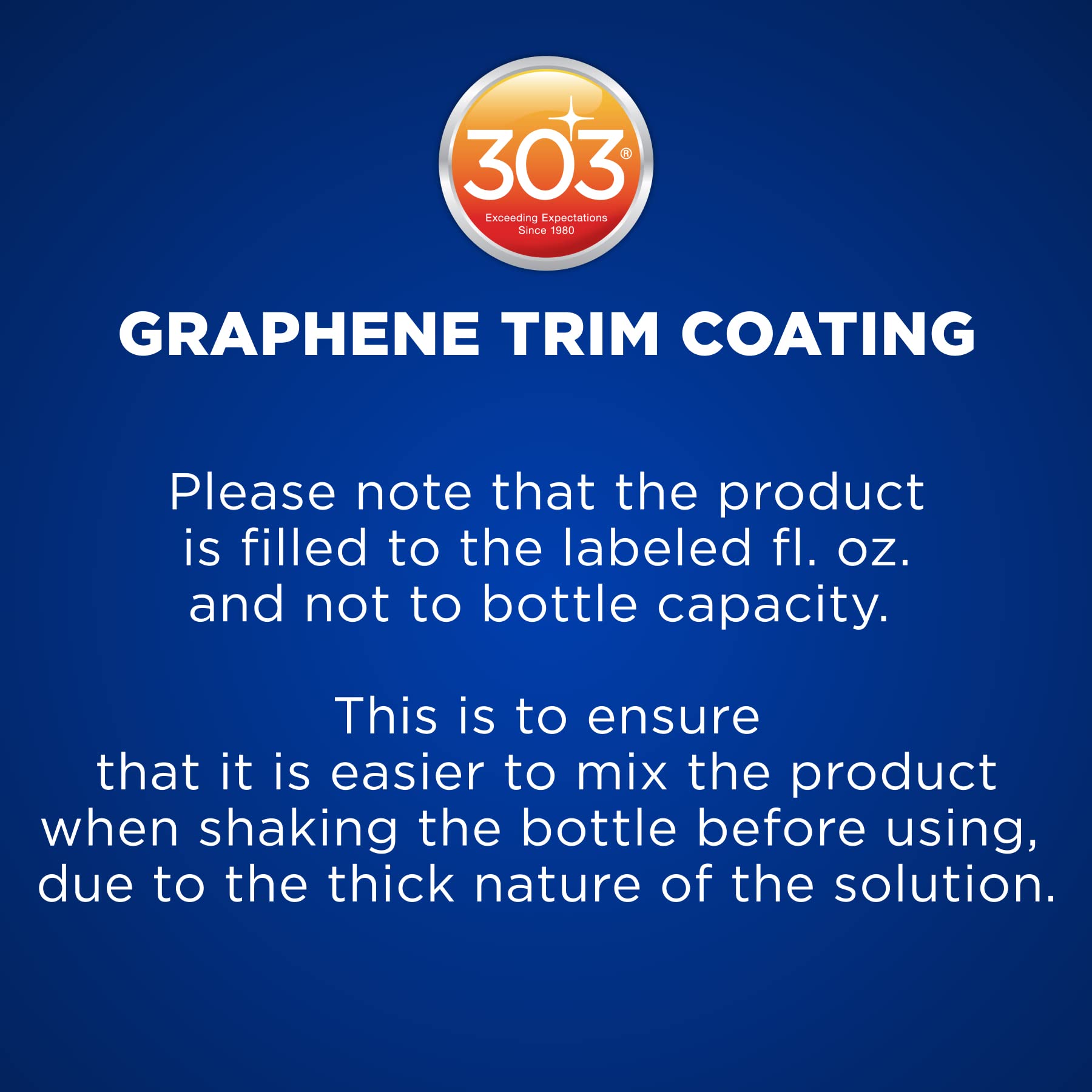 303 Products Graphene Trim Coating - Hydrophobic UV Protectant - 8 Oz - Model 30249 - Darkens & Renews Plastic Trim