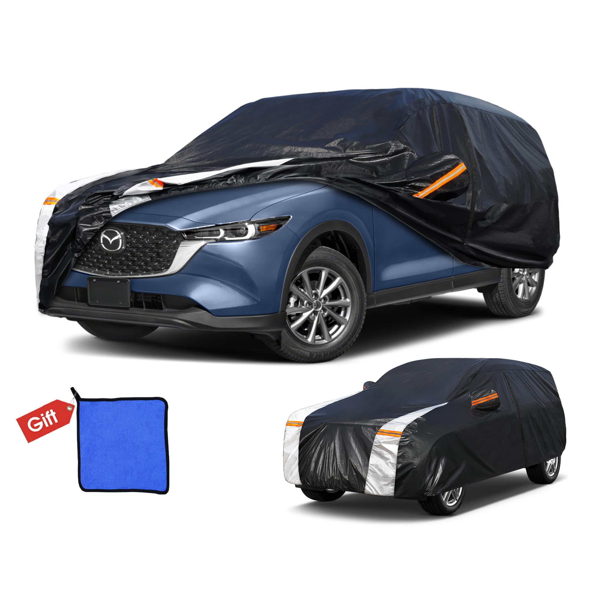 Cotryvox Car Cover For Mazda Cx-5 Cx5 Cx-50 Cx50 (2012-2025) All-Weather Outdoor Waterproof Rain Snow Uv Sun Protector Full Exte