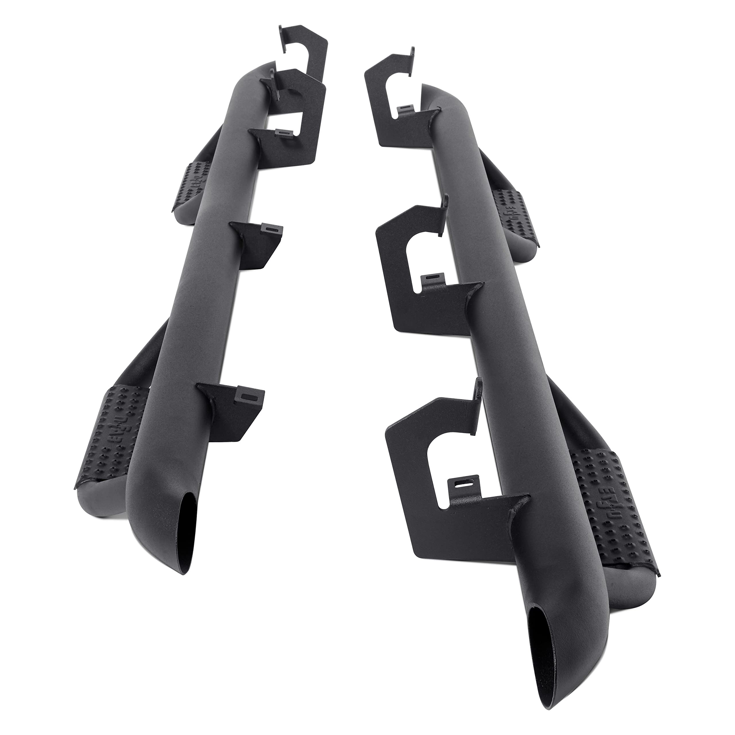 RealTruck N-Fab Nerf Steps - Heavy Duty Steel, Cab Length, Textured Black, Model F1785CC-TX, Fits 2017-2024 Ford F-250/F-