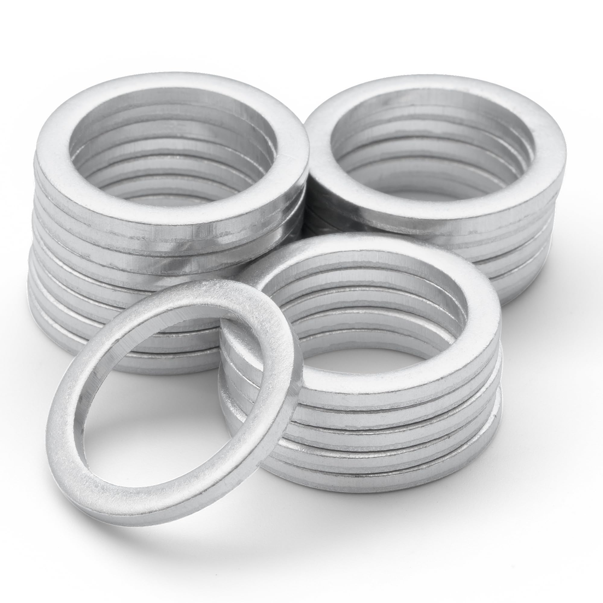 Votex - Made In Usa - Acwm18-20 Pack - M18 Aluminum Oil Or Coolant Crush Washers/Drain Plug Seal Ring Gasket