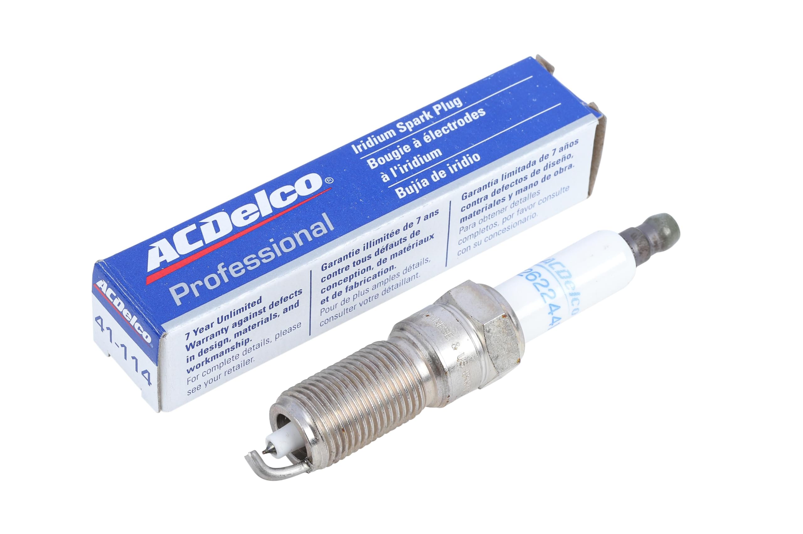Acdelco Gm Original Equipment 41-114 Iridium Spark Plug (Pack Of 1)
