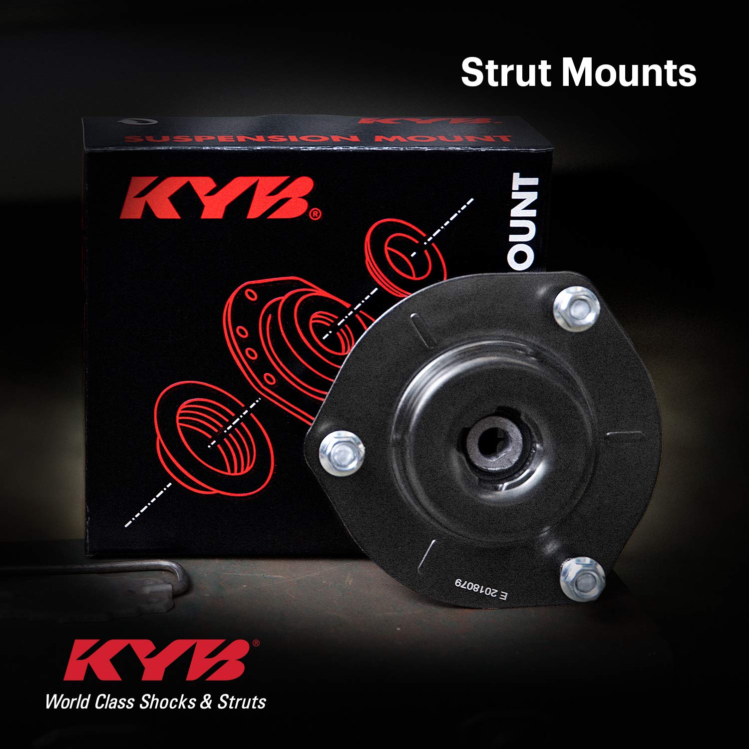 Kyb Sm5334 - Shock Mount , Black