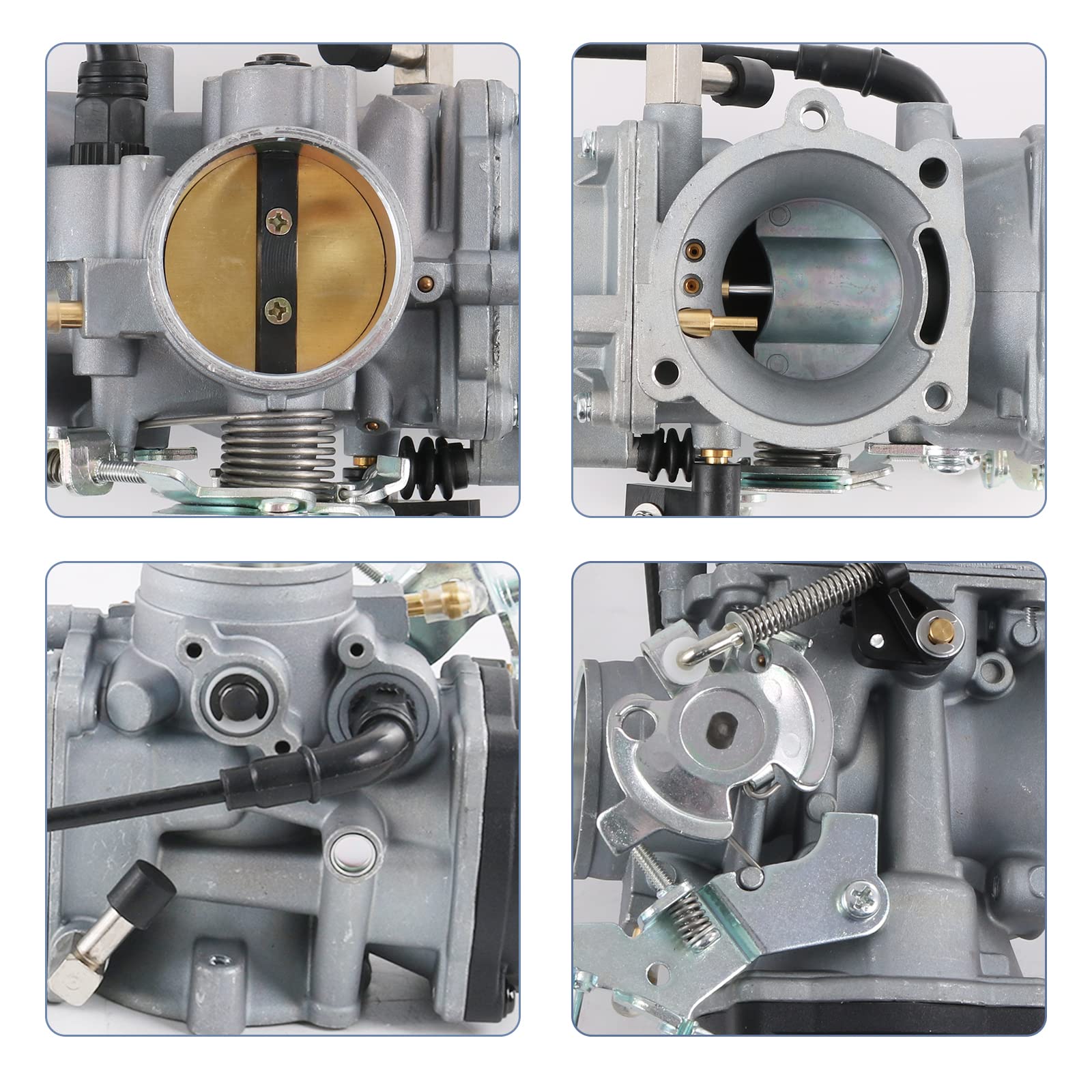 DICMIC CV40 Carb Carburetor with Spark Plug and Jet Compatible with Harley Davidson Dyna Sportster 883 1200 Heritage Softail Ele