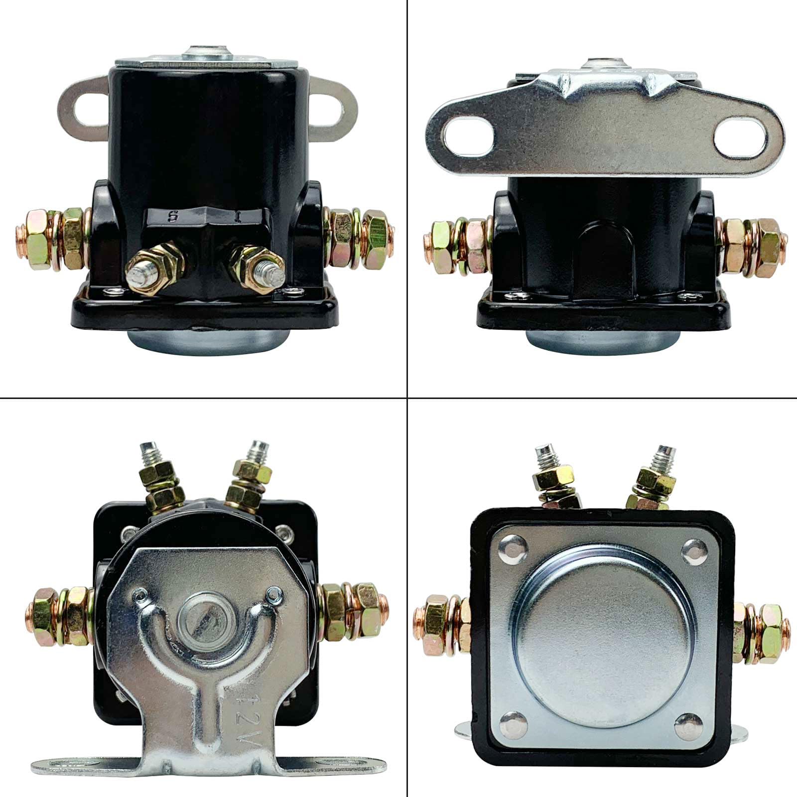 Hot Rod Starter Solenoid Relay 12V Replacement For 1956-Up Fo-Rd B6Az-11450-A B-6A-11450A C6Af C7Af C9Af C3912 Sw-3 Sw3 D2Af1145