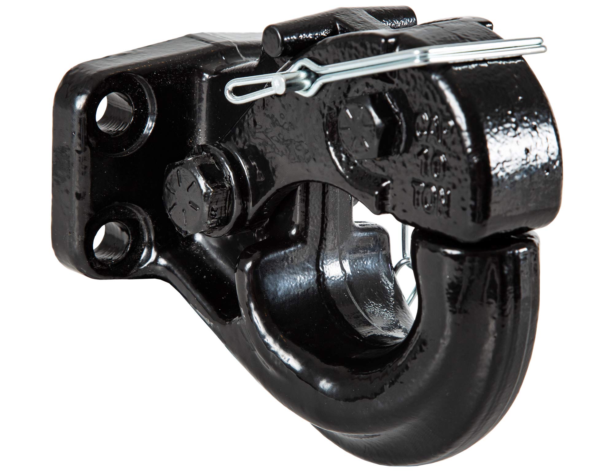 Buyers Products 10039 10 Ton Pintle Hook W/Mounting Kit, Mgtw 20,000 Lbs Pintle Hitch, 4,000 Lbs Mvl