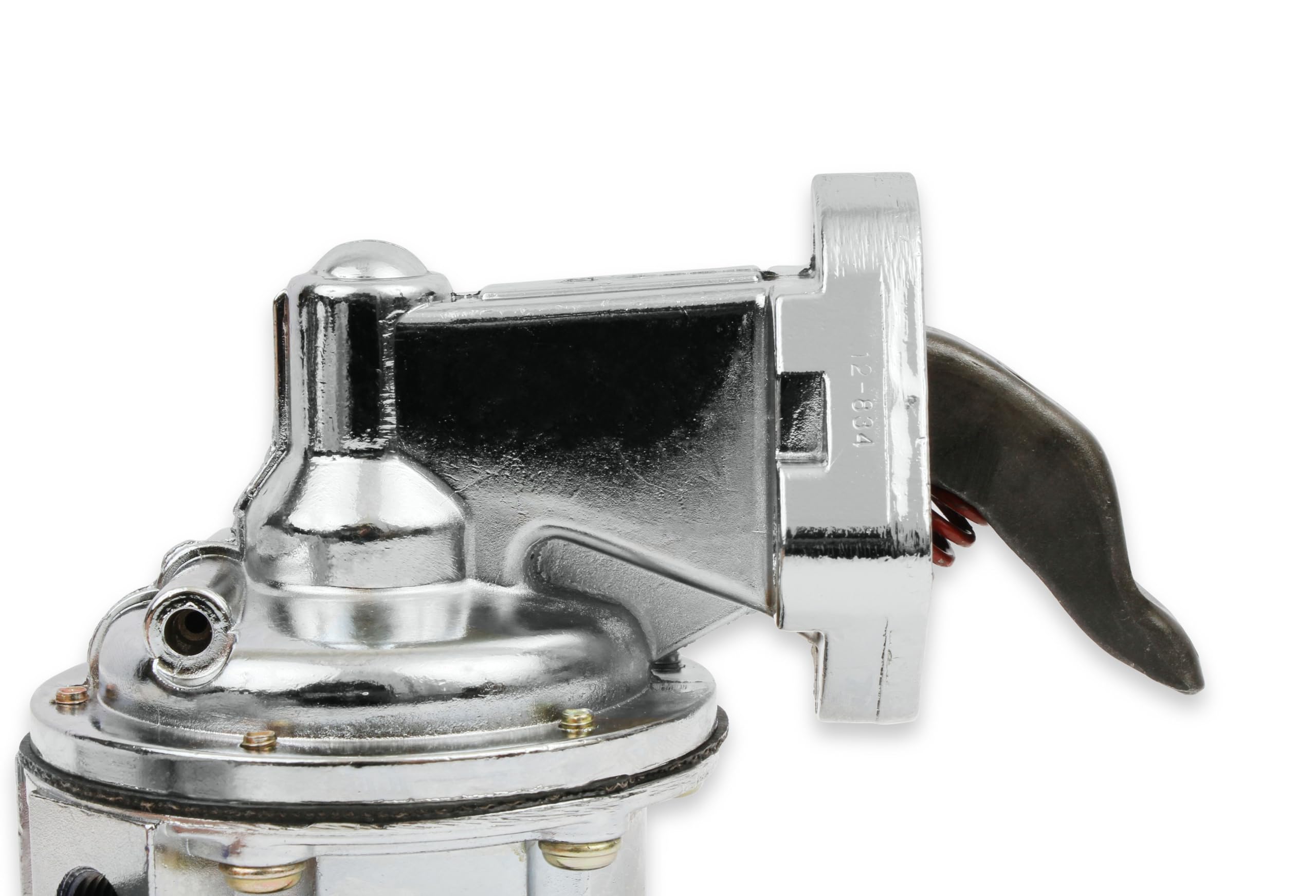 Holley 12-834 Mechanical Fuel Pump - 80 GPH, Aluminum, Silver Finish