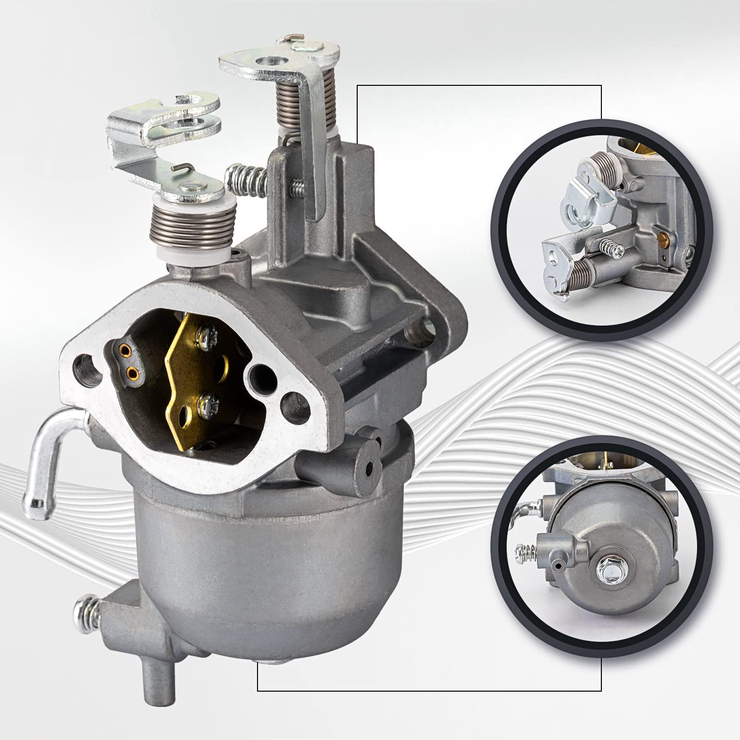 TANG Carburetor for Kawasaki 13HP FJ400D Engine - Fits EZGO RXV, TXT, Valor & MPT 800 Golf Carts (2010-2015)