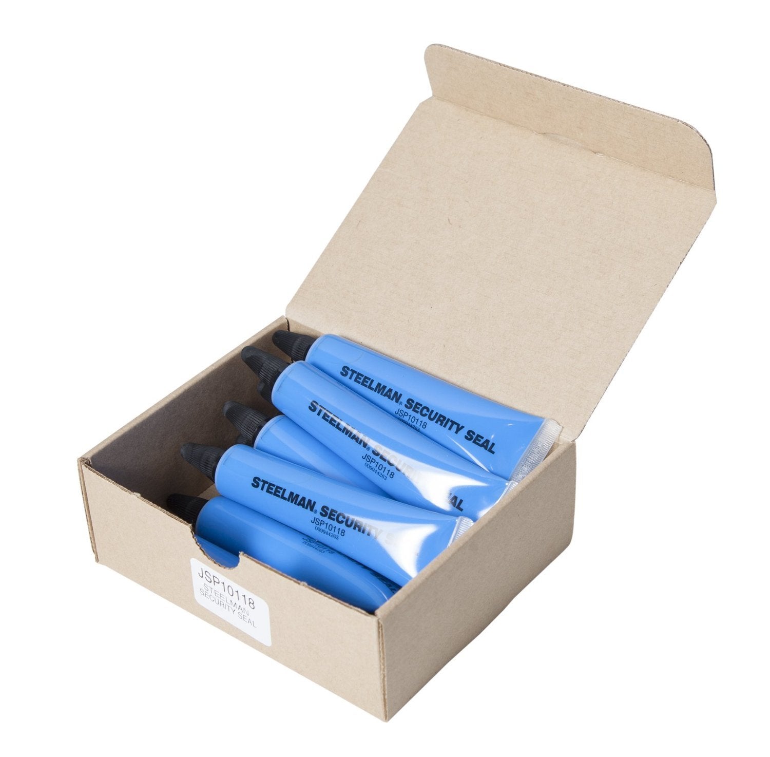 Steelman 1-Ounce Security Seal, Pack Of 10, Bright Blue Stands Out On Automobile/Motorcycle Components, Adheres To Both Metal An