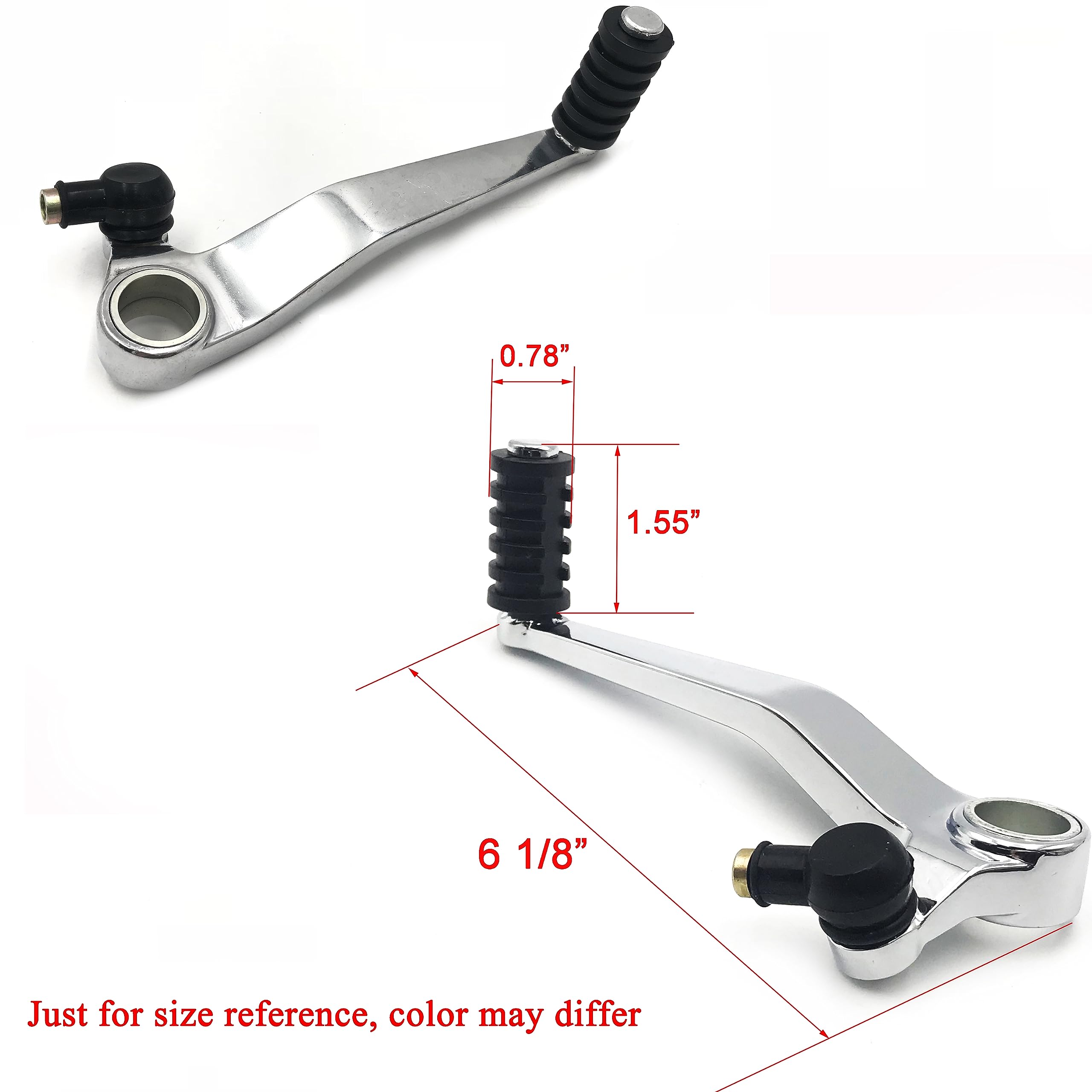 igersaw Gear Shift Shifter Lever for Suzuki GSXR 600/750/1000, Carbon Fiber, Silver