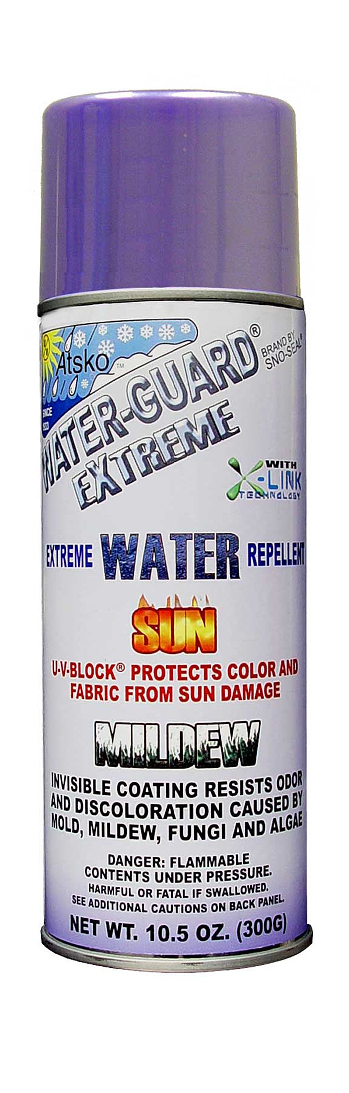Atsko Sno-Seal Water-Guard Extreme Repellent Aerosol, 10.5-Fluid Ounce -Like New