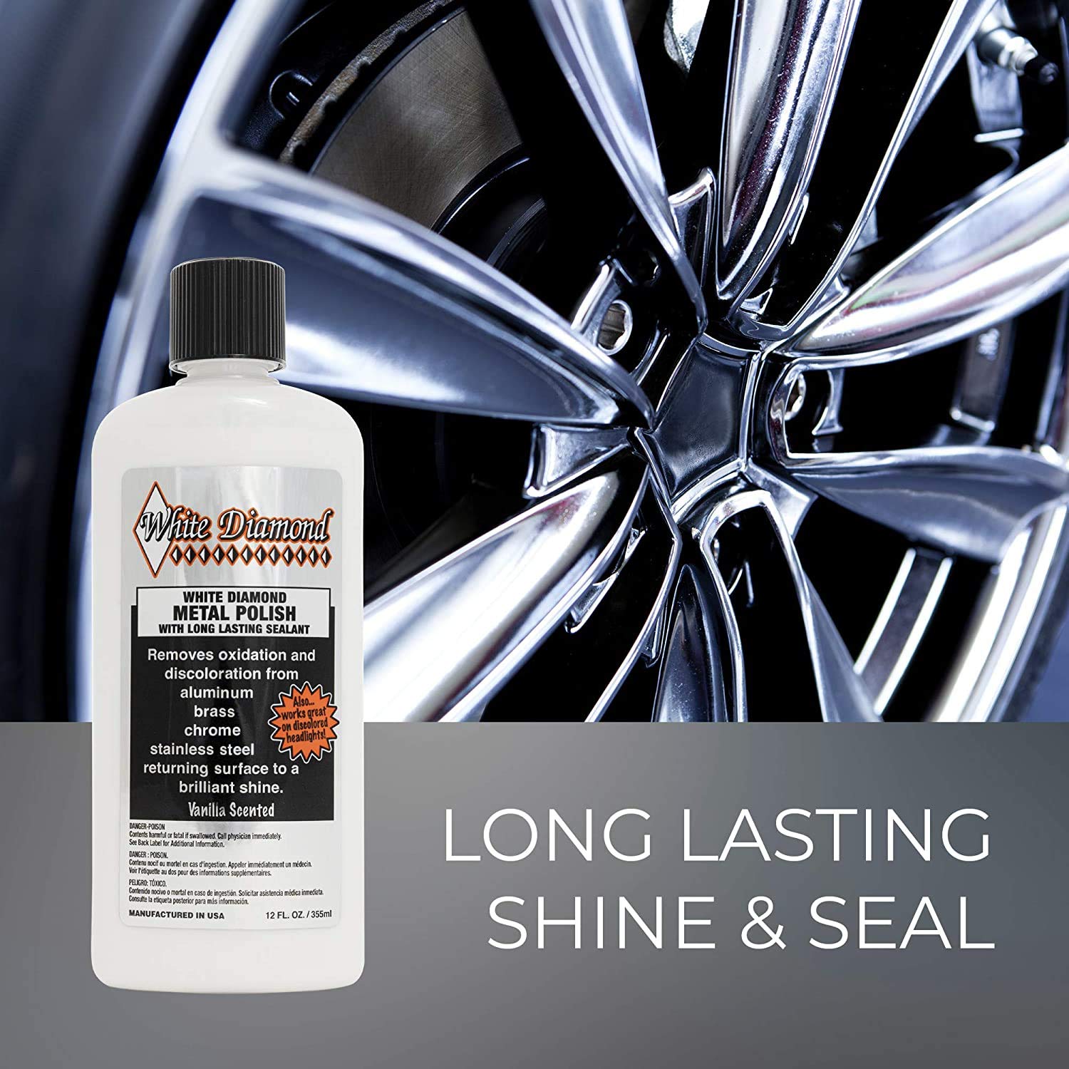 Schultz Laboratories Metal Polish - Perfect For Stainless Steel, Brass, Aluminum, Chrome, Gold, Silver - Multi-Purpose Cleaner,