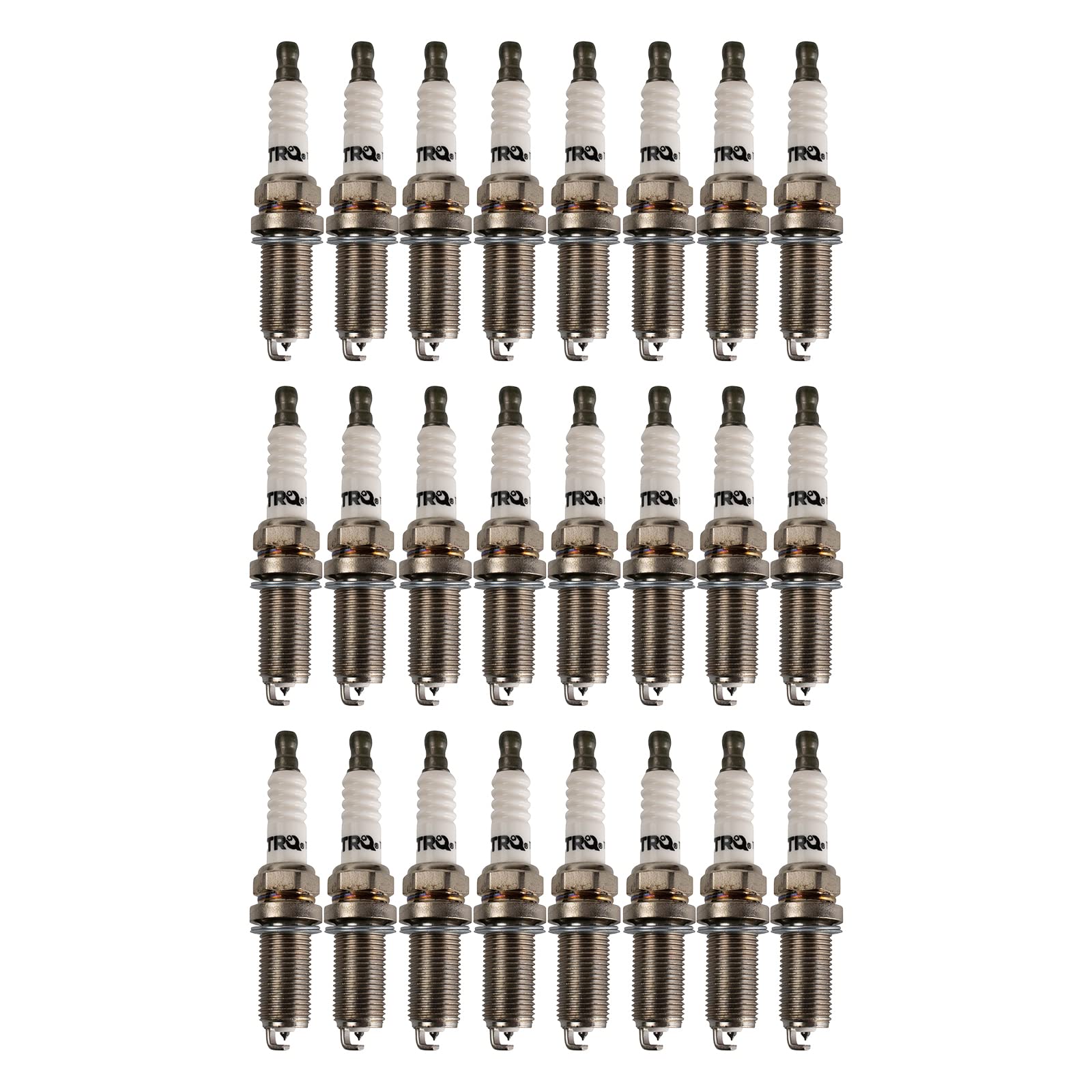 TRQ Iridium Spark Plugs Ignition Kit 24 Piece Set for 1998-2004 Mercedes-Benz CL600, S600, SL600 - Model SPA02161