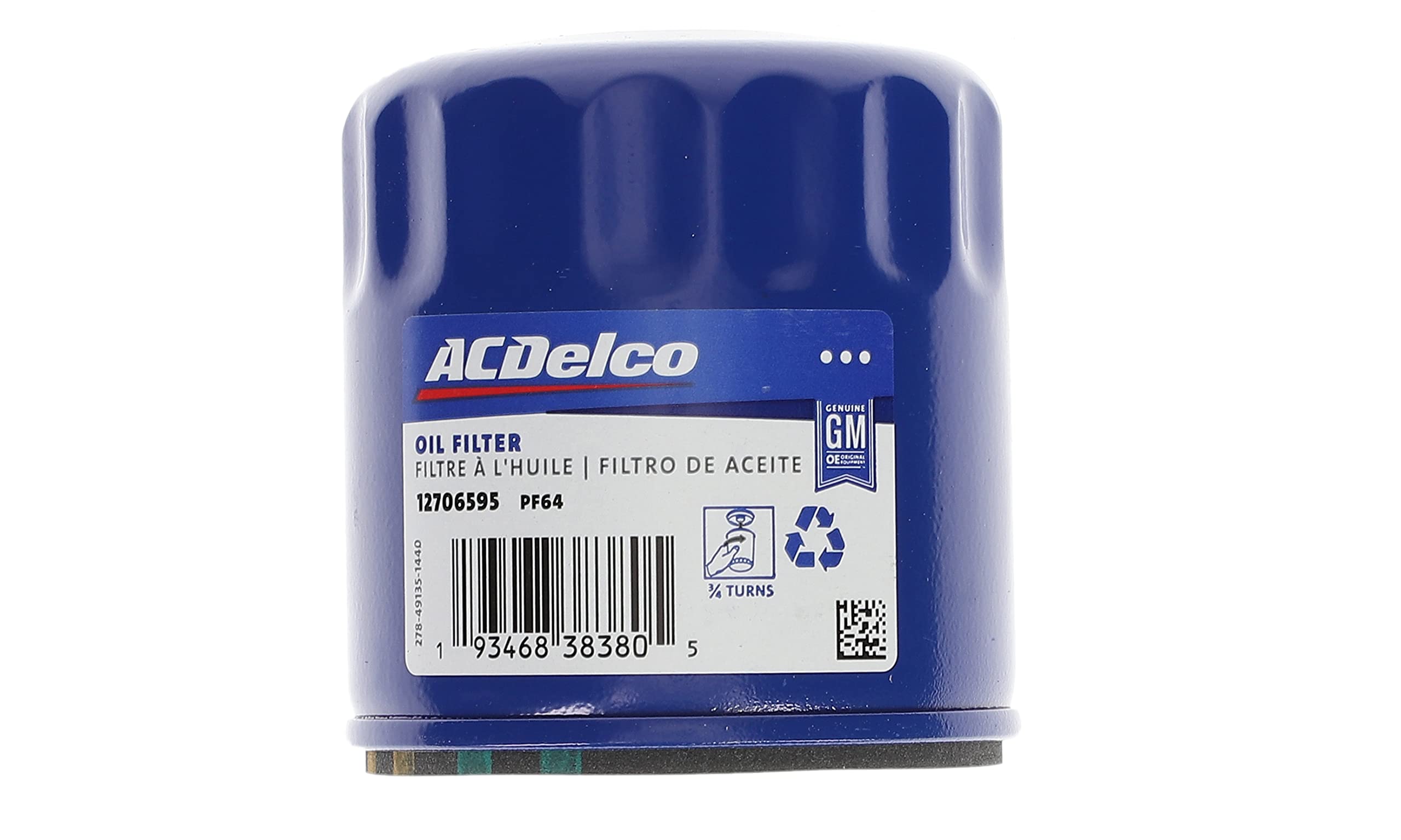 AcDelco gM Original Equipment PF64 Engine Oil Filter
