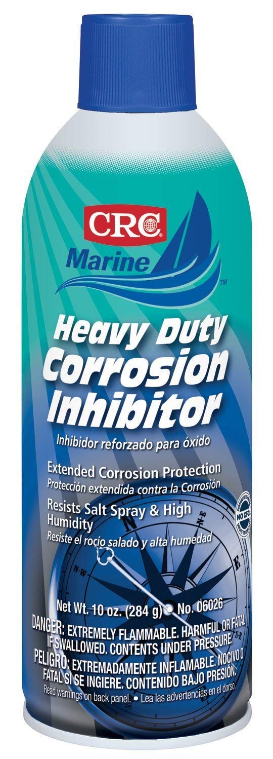 CRC Heavy Duty Corrosion Inhibitor, 10 Oz - 4 Pack, Dark Amber Viscous Liquid, Model 5
