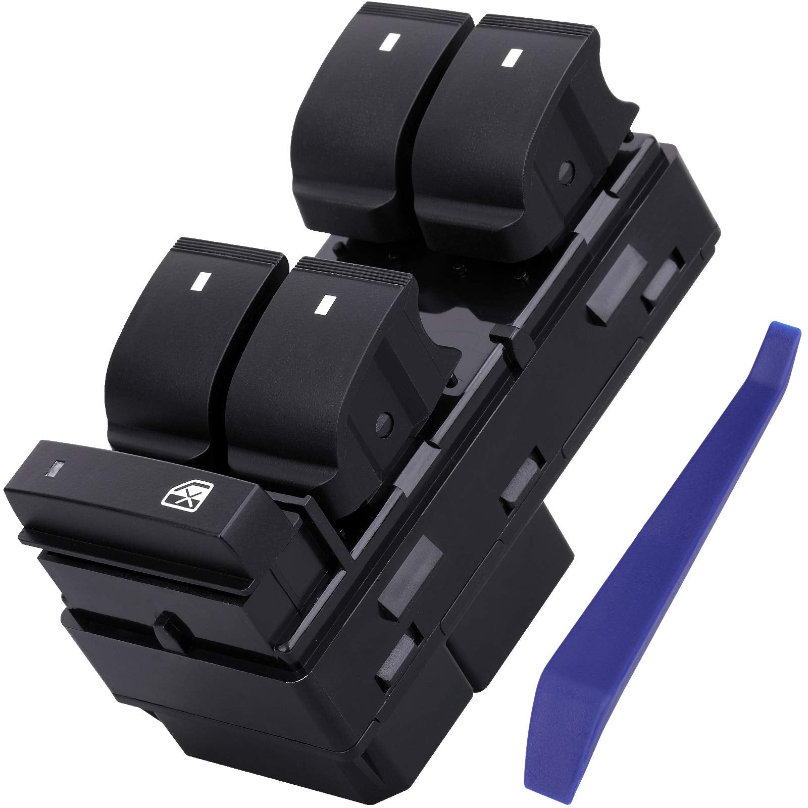 Driver Side Power Master Window Switch, Compatible With Chevy Silverado/Chevrolet Traverse/Hhr / 2007-2013 Gmc Sierra 1500 2500Hd 3500Hd / Yukon/Buick Enclave Replace Oe 25789692 20945129