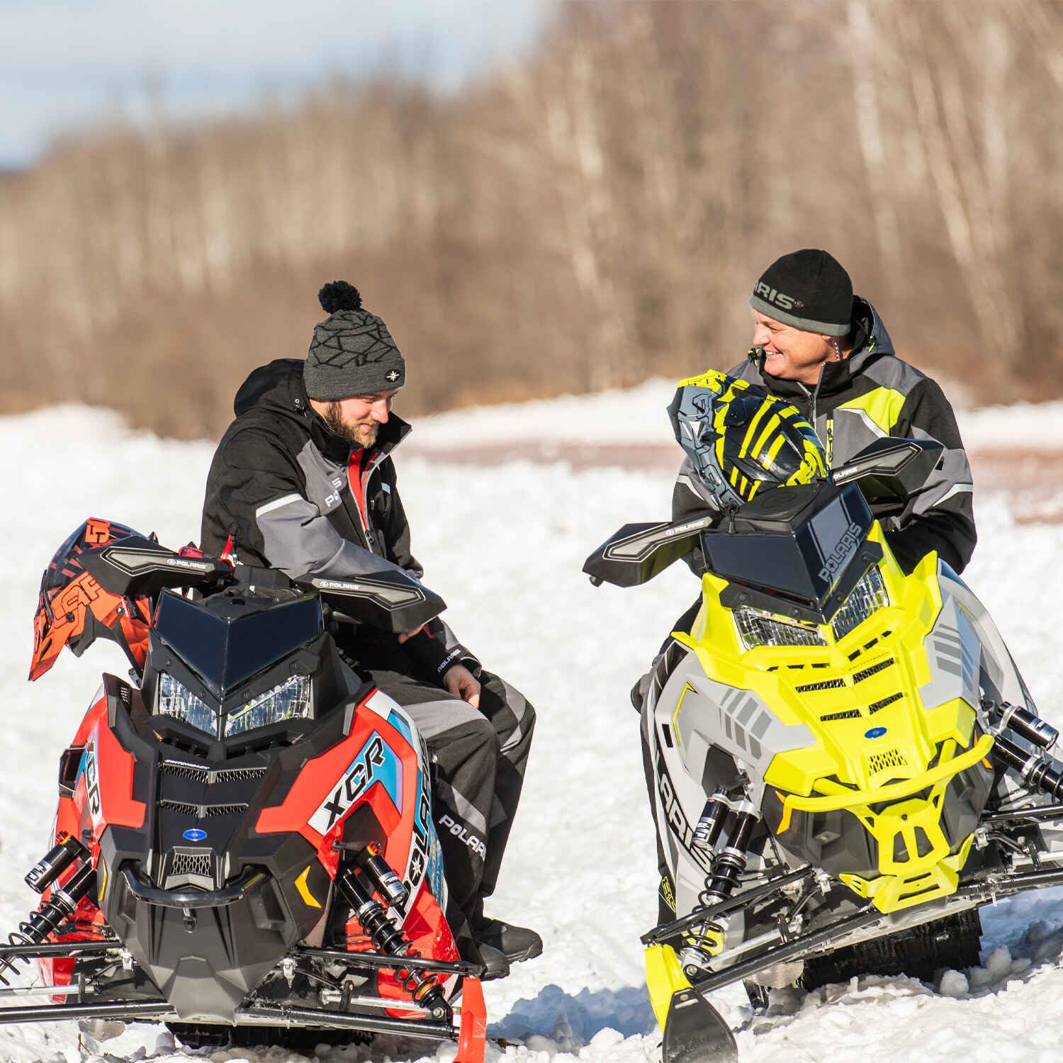 Polaris Snowmobile Hand Guards - Black Durable Protection for Enhanced Control