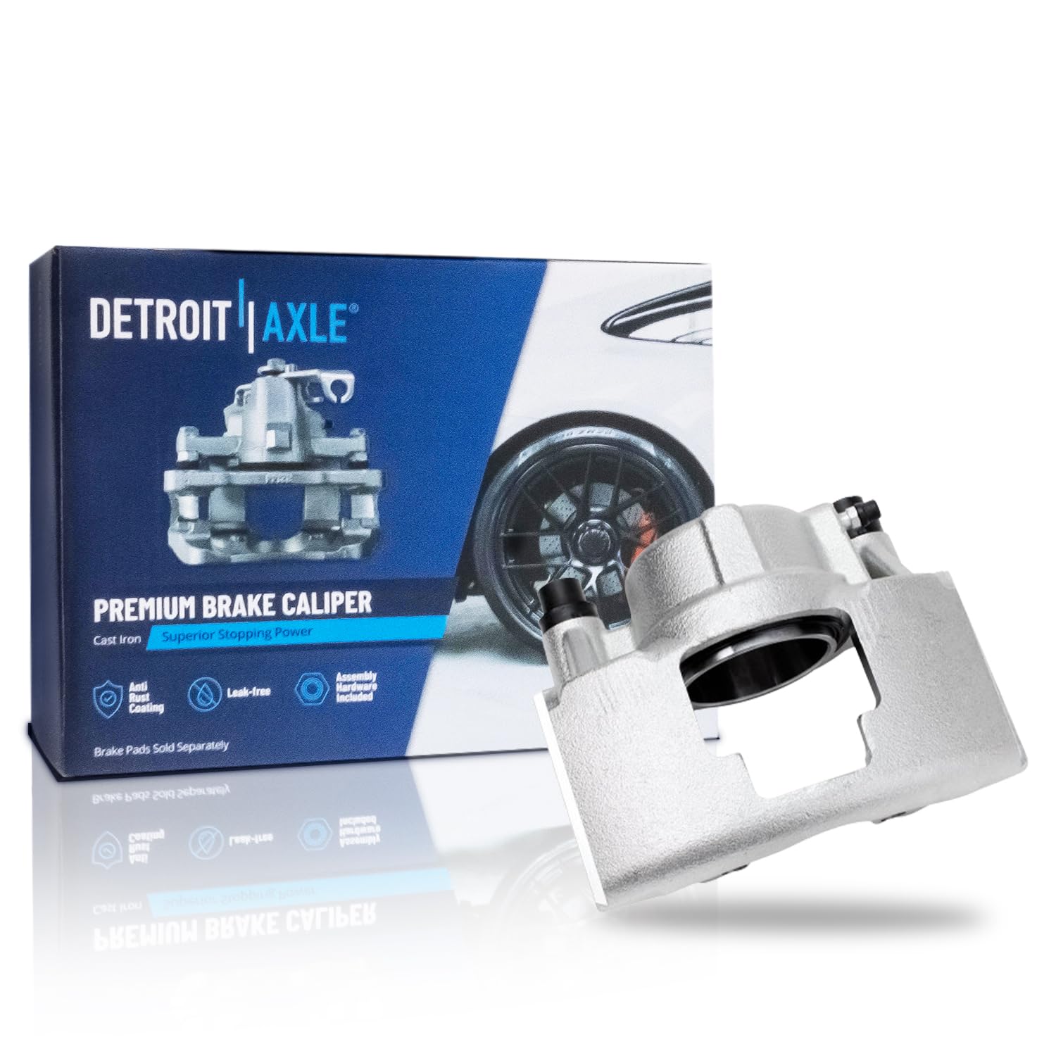 Detroit Axle - Front Right Brake Caliper for Chevy GMC K1500 K2500 K3500 C1500 C2500 C3500 Express Savana 2500 3500 Tahoe Yukon 