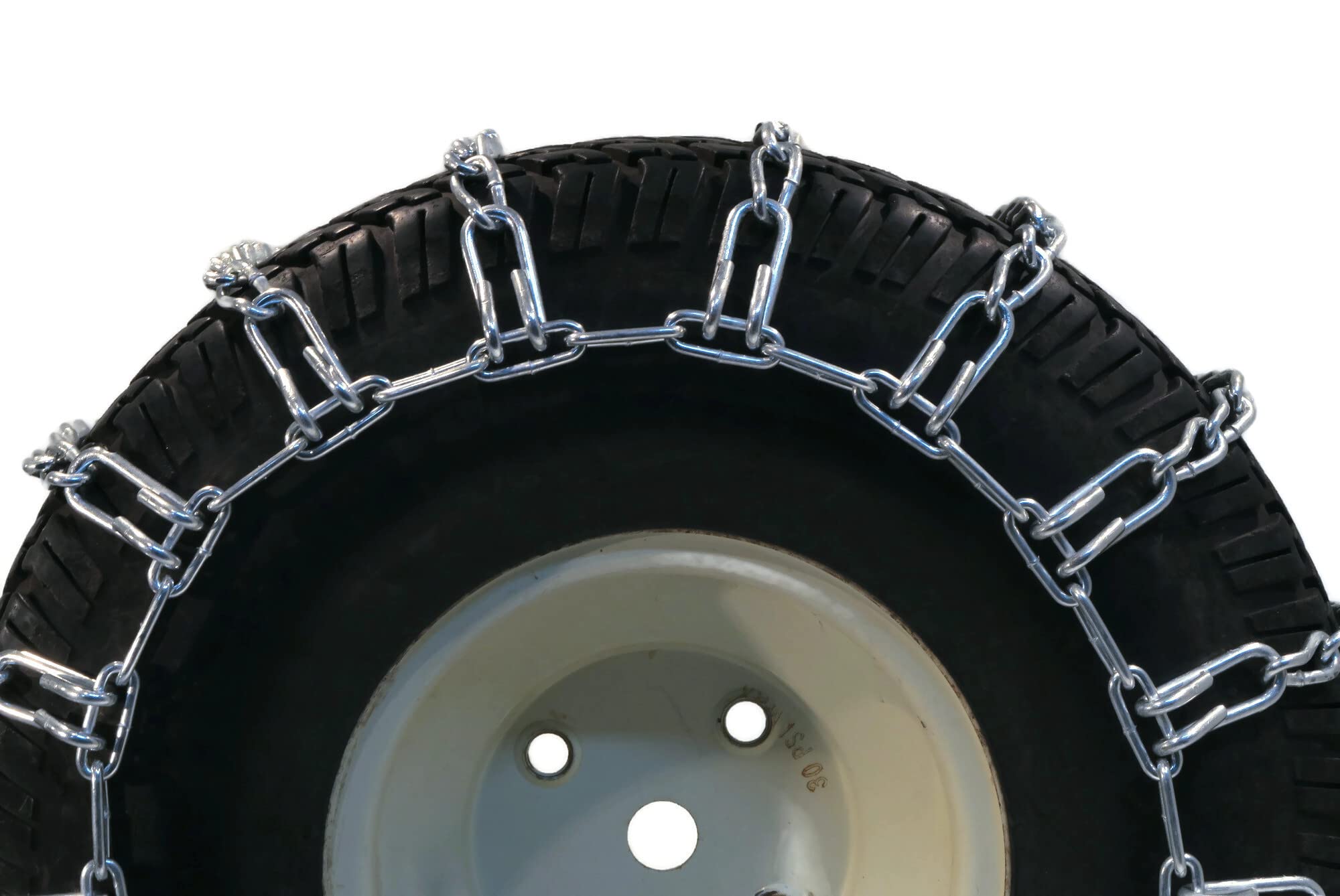 The Rop Shop | Pair Of 2 Link Tire Chains 26X12X12 For Snow Blowers, Lawn & Garden Tractors, Mowers & Riders, Utv, Atv, 4-Wheelers, Utility Vehicles