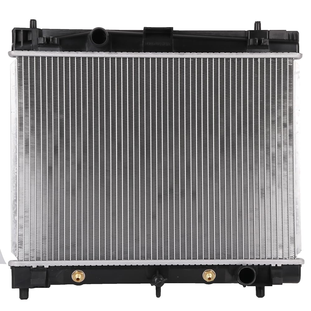 SCITOO Engine Coolant Aluminum Radiator Assembly for 2008-2014 for Scion for xD 1.8L 2007-2019 for Toyota for Yaris 1.5L; Replac