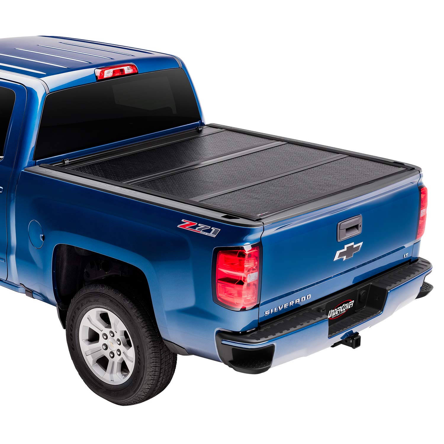 Undercover Flex Hard Folding Truck Bed Tonneau Cover | Fx11019 | Fits 2014 - 2018, 2019 Ltd/Lgcy Chevy/Gmc Silverado/Sierra 1500, 2015-19 2500/3500Hd 6' 7 Bed (78.9)