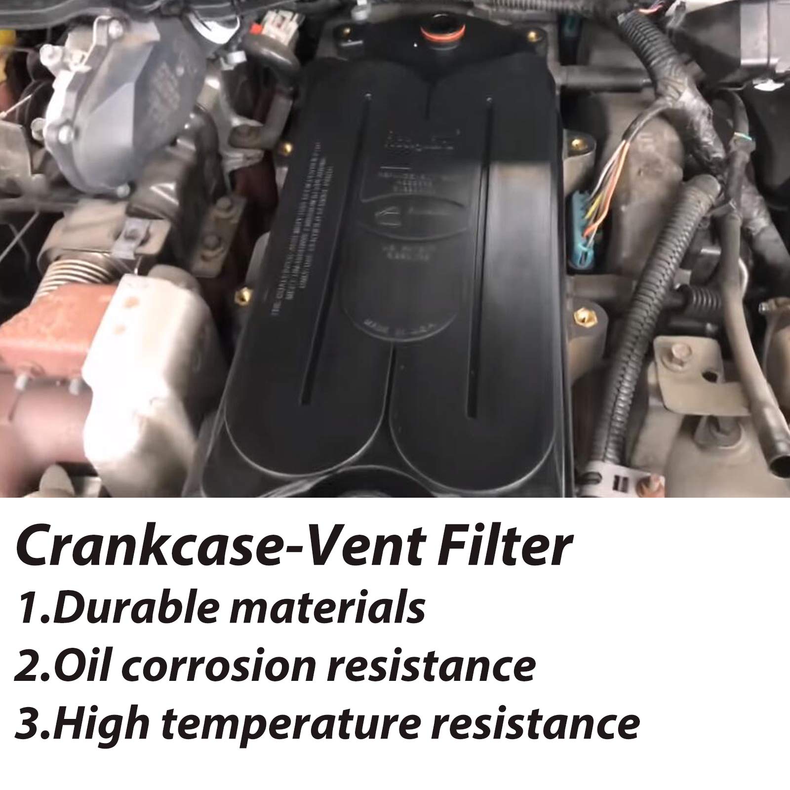 Cv52001 Crankcase Ventilation Filter Replacement For 2007-2022 Dodge Ram 2500 3500 Isb 6.7 Cummins Crankcase Breather Element Cc