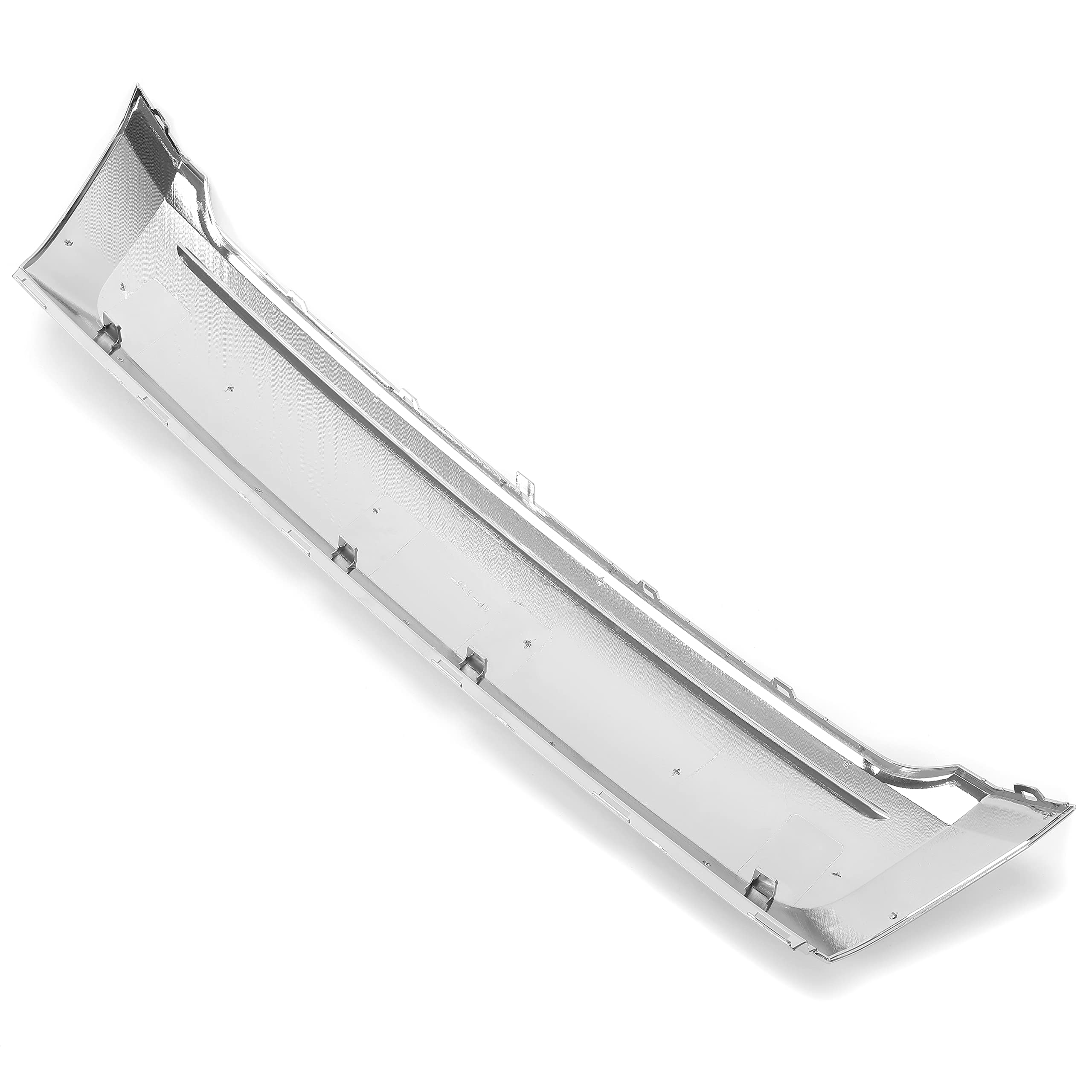 HECASA Front Lower Grille Trim for 2011-2014 Ford Edge, Chrome, Plastic, Model CB-1933, Silvery Color, OEM Replacement FO1087132