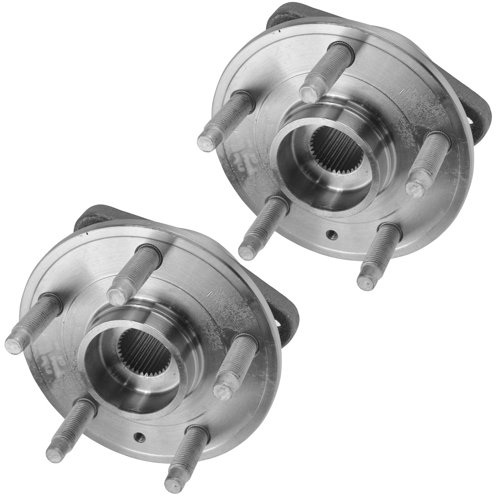 Trq Front Wheel Hub Bearings Assembly Set Compatible With 2011-2015 Chevrolet Cruze 2016 Cruze Limited