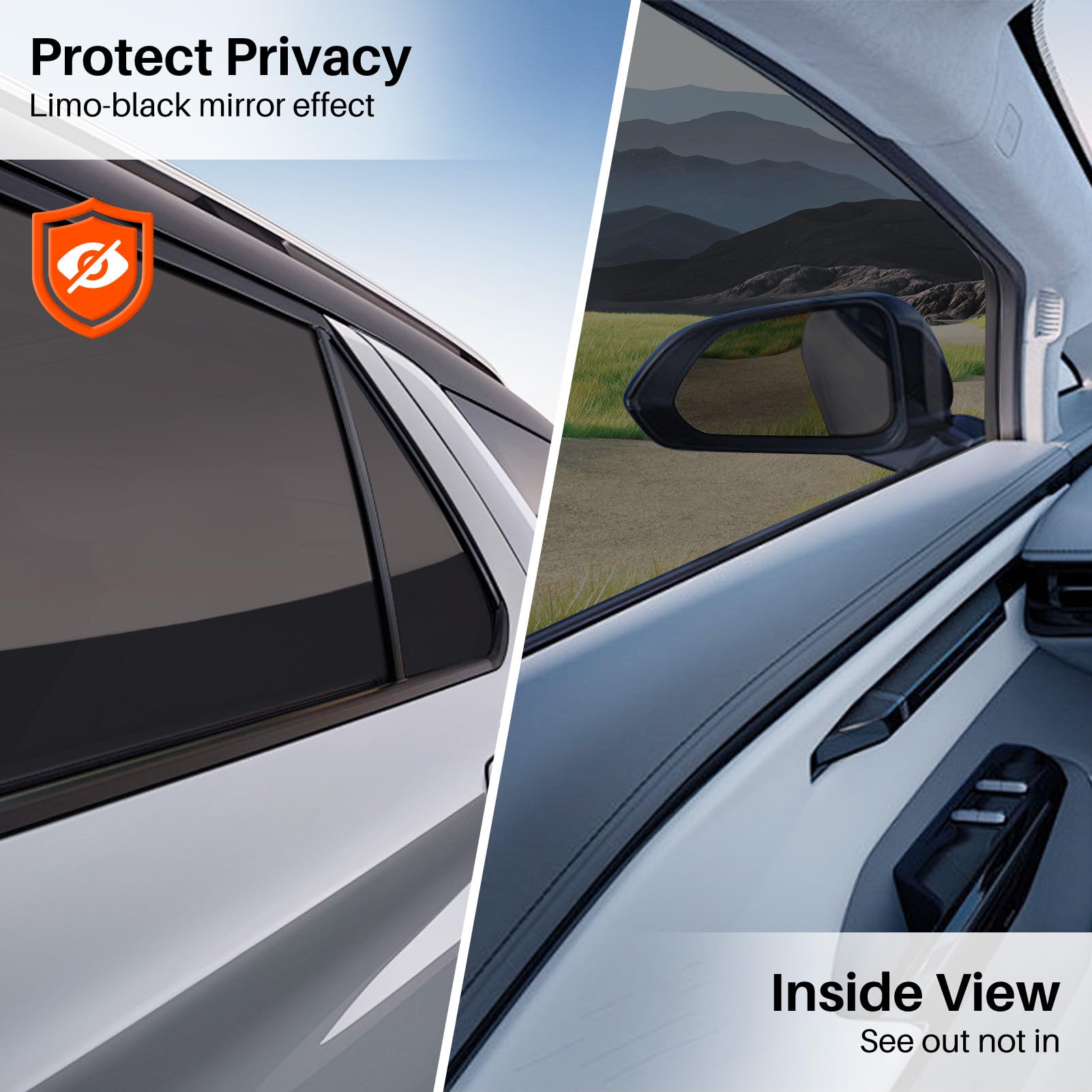 PAMAGOO 50% Percent Car Window Tint, 50% VLT Nano Ceramic Window Roll 20 Inch x 20'Ft, Automotive Tint for Privacy Sun & Glare