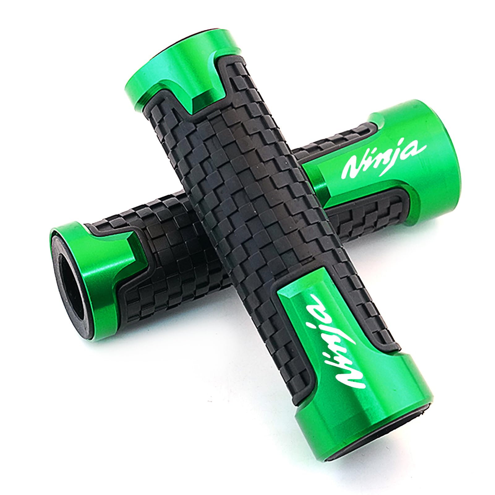 ZYAKOMO 7/8 22mm Aluminum Motorcycle Handlebar Grips Fit for Kawasaki Ninja 650 Ninja 400 Ninja 1000 2017-2023 2024 Ninja 500 