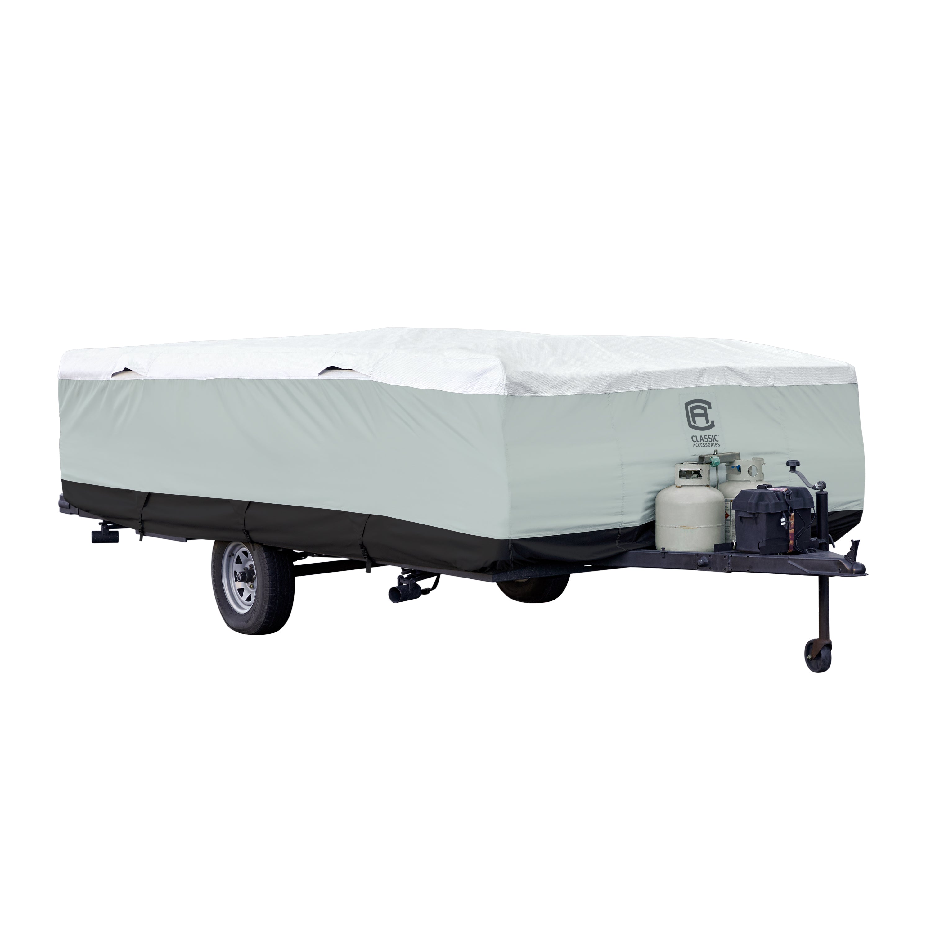 Classic Accessories RV SkyShield Folding Camper Cover, 8  10L, 88W, Model 1