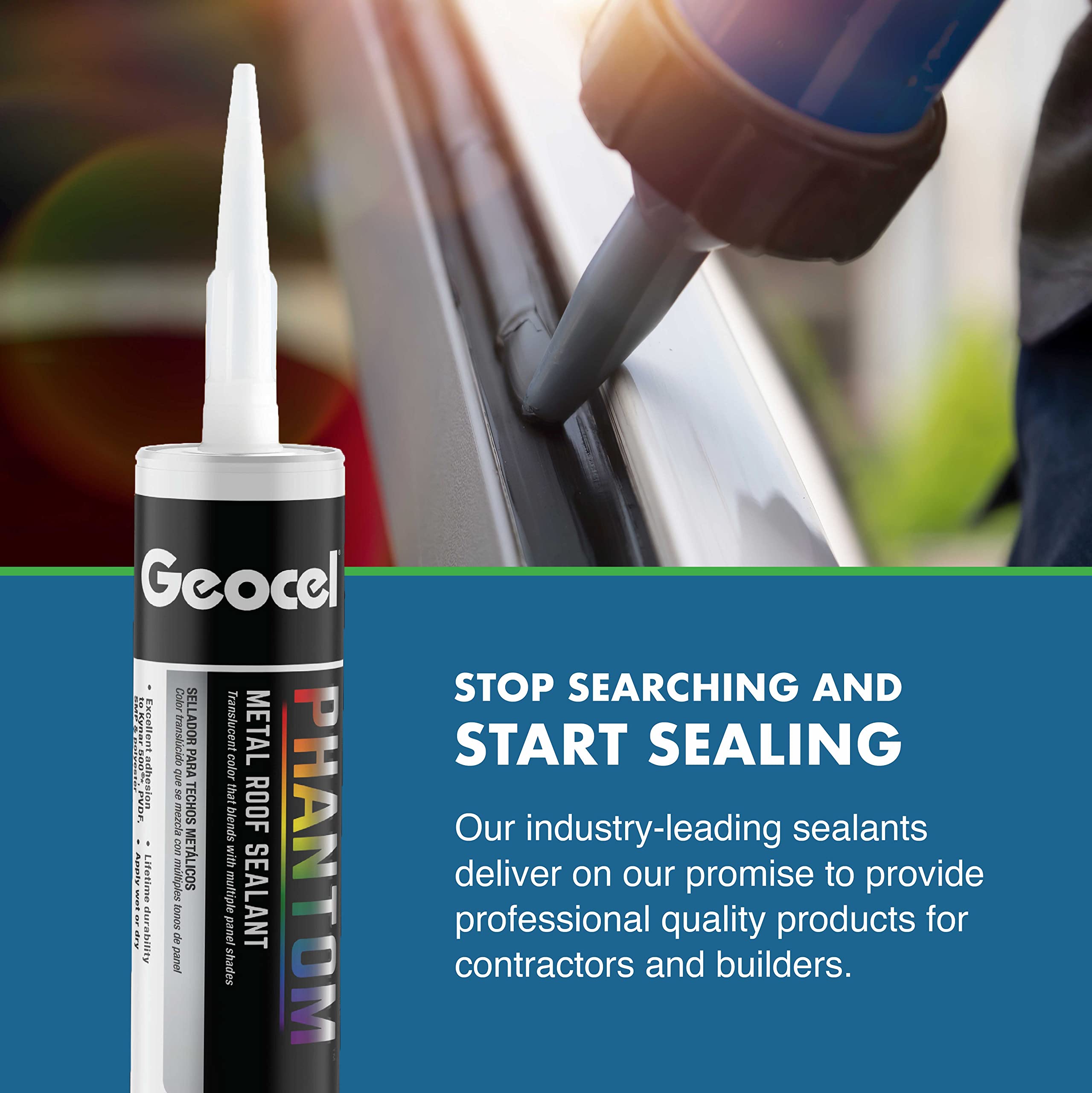 Geocel Pro Flex White RV Flexible Sealant - 10 oz - Silicone - Model GC28101