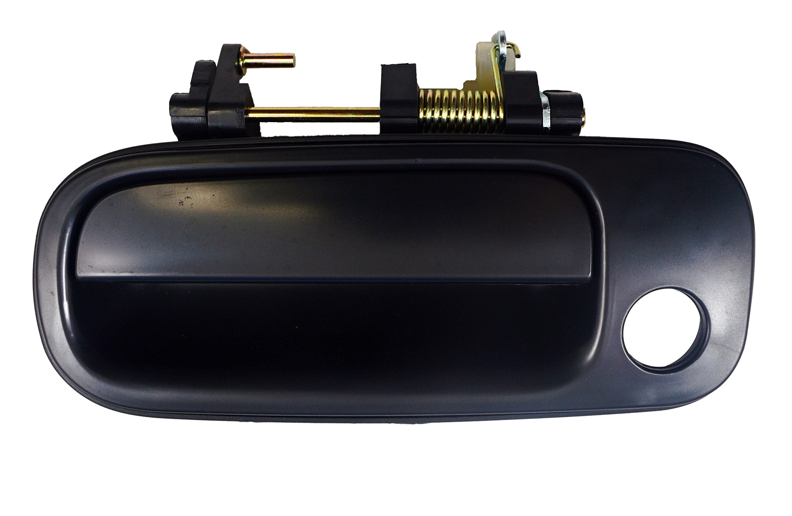 PT Auto Warehouse TO-3176S-FL - Outside Exterior Outer Door Handle, Smooth Black - Driver Side Front