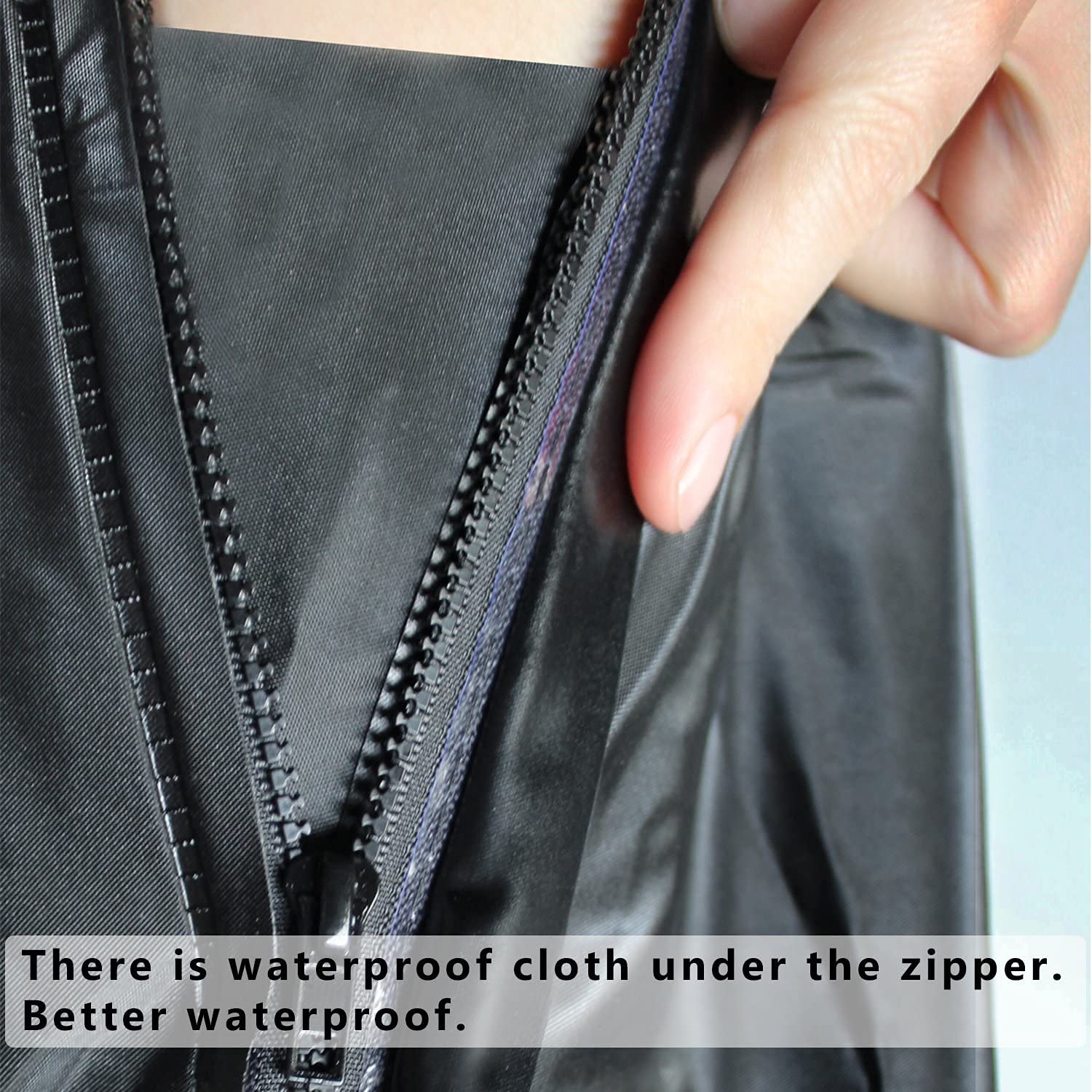 Ushth Black Waterproof Rain Boot Shoe Cover With Reflector (1 Pair)Xx-Large